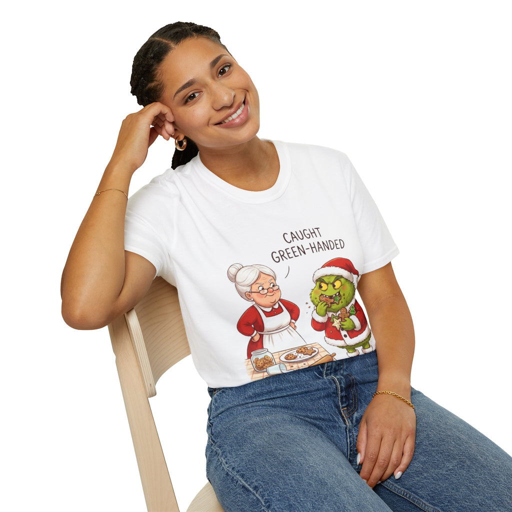 Grinch Cookie Thief T-shirt | Funny Holiday Baking Tee