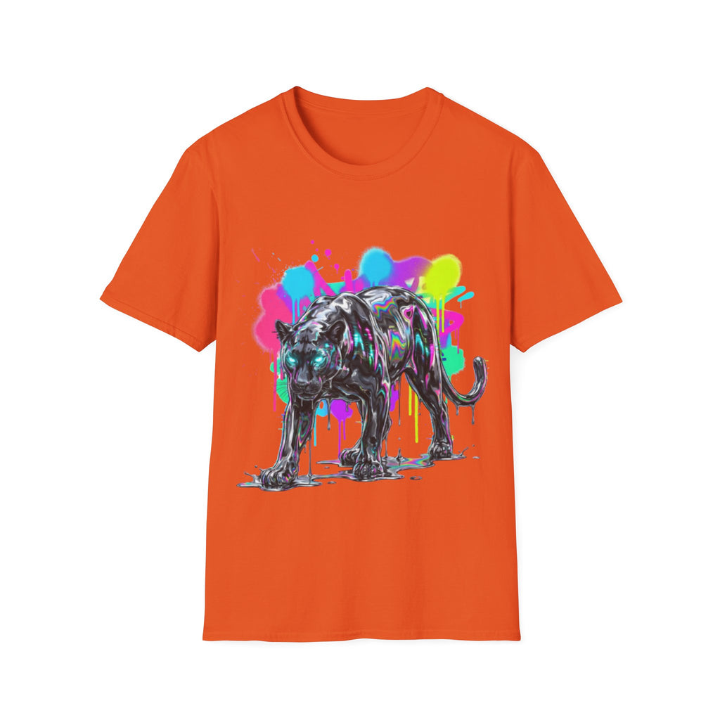 Neon Panther Streetwear Tee - Urban Trendy Vibes