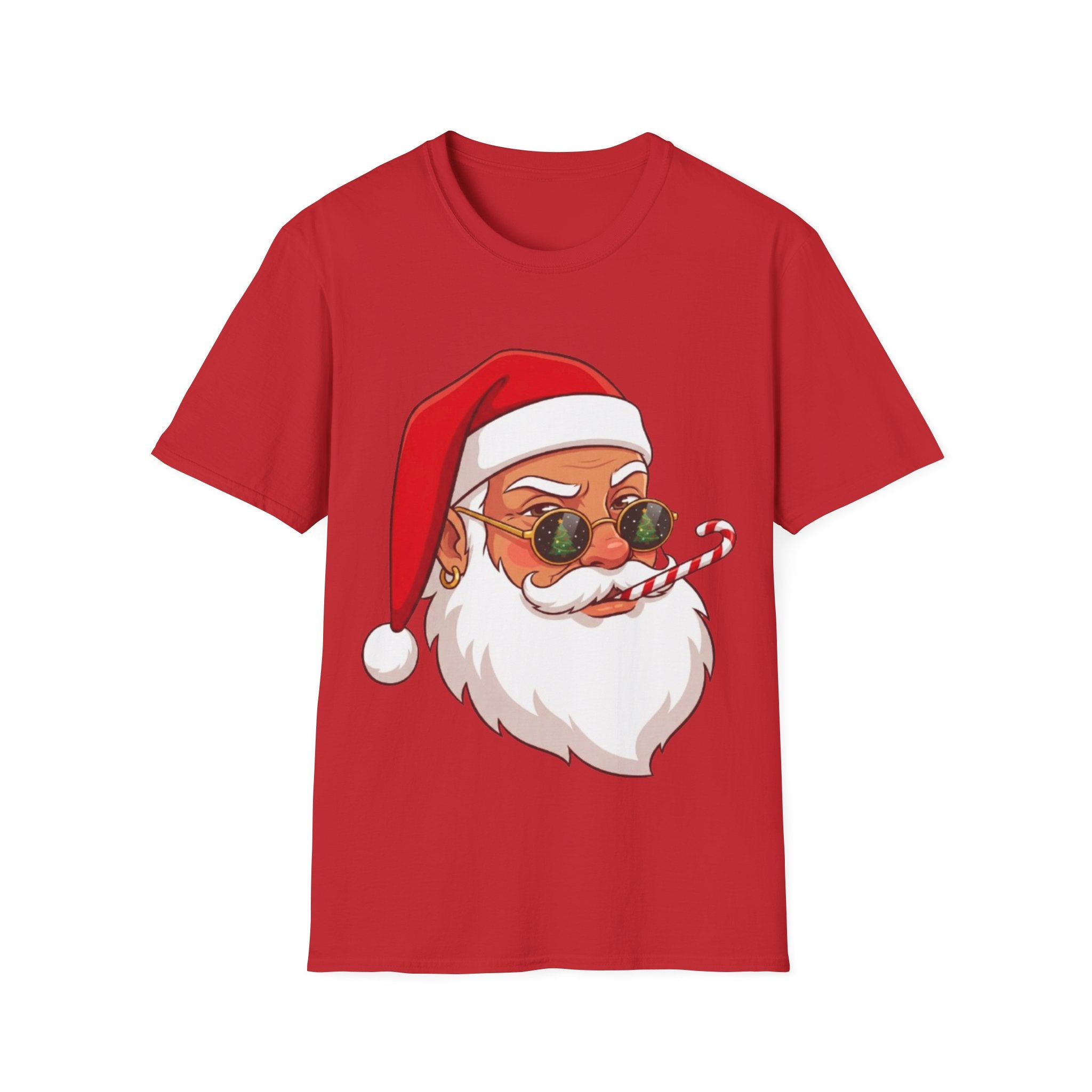 Stylish Santa Christmas Tee | Funny & Cool Holiday T-shirt