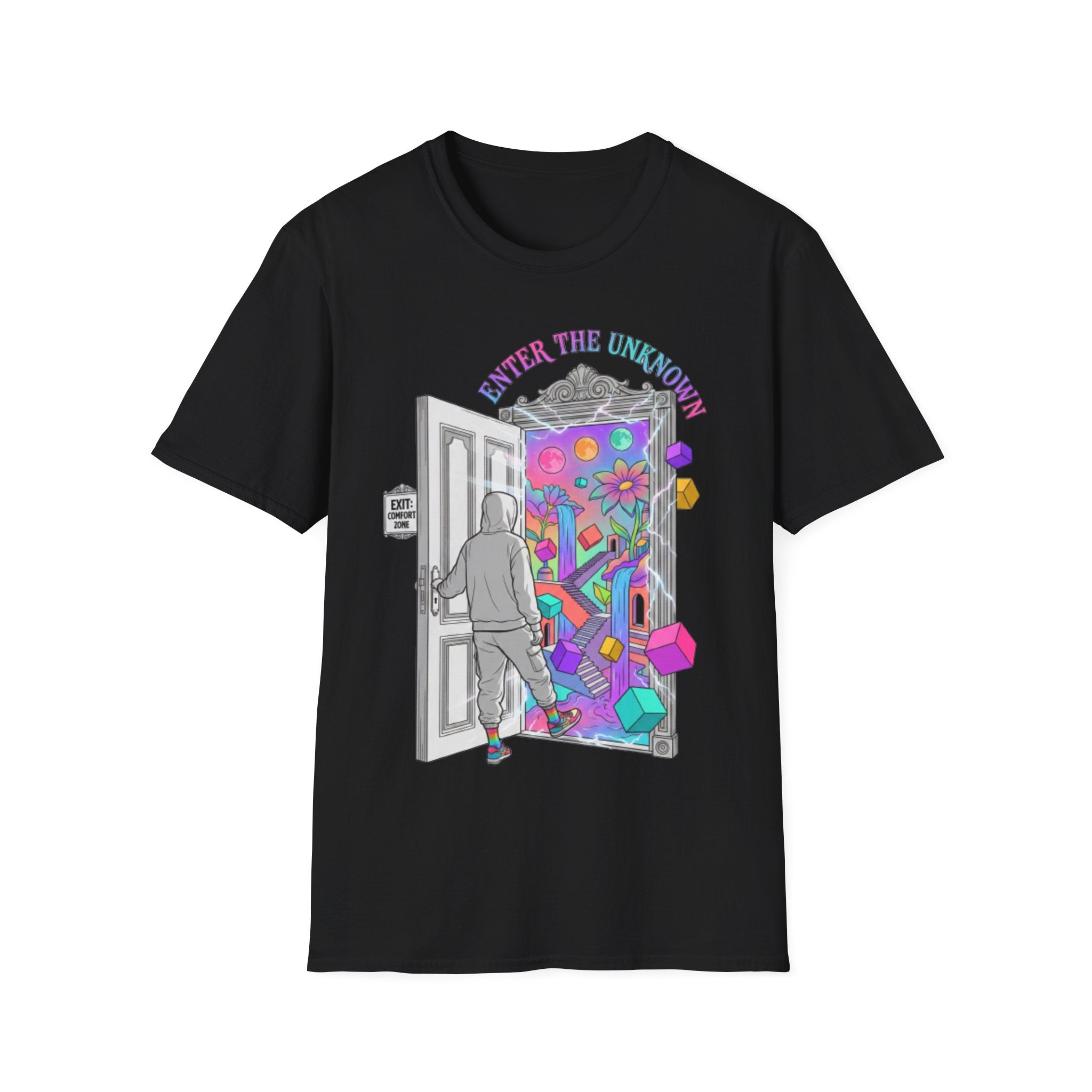 Trendy Streetwear 'Enter the Unknown' Tee
