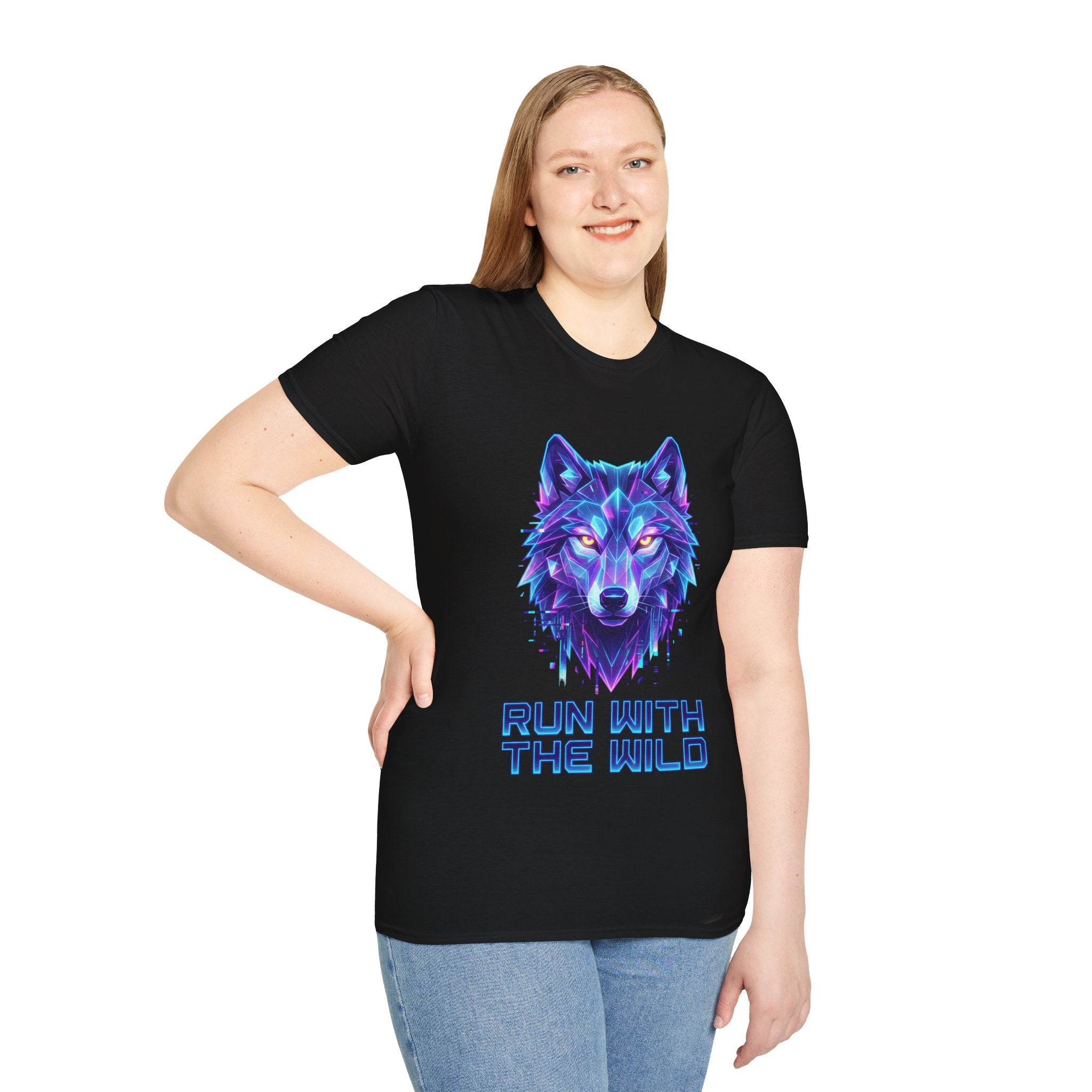 Revolt Drip: Cyber Wolf T-shirt