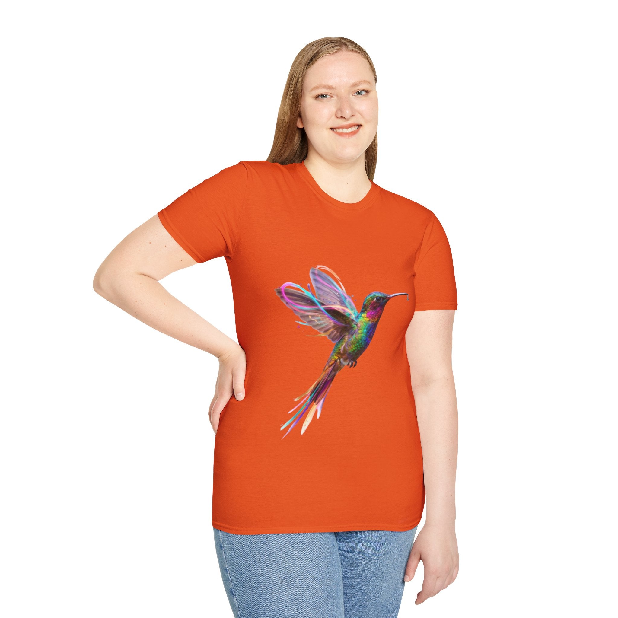 Vibrant Hummingbird Urban Streetwear Tee