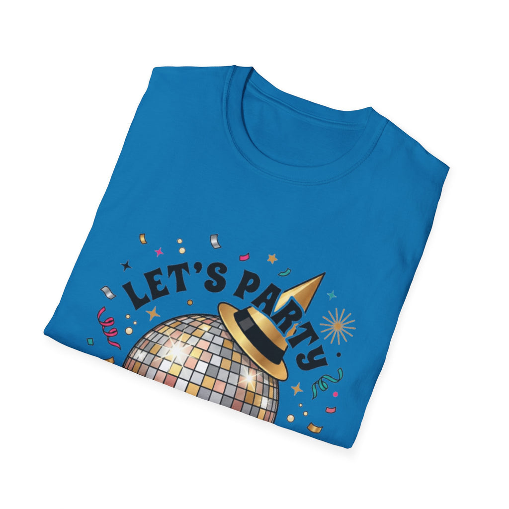 Trendy Let's Party 2026 Disco Ball Tee