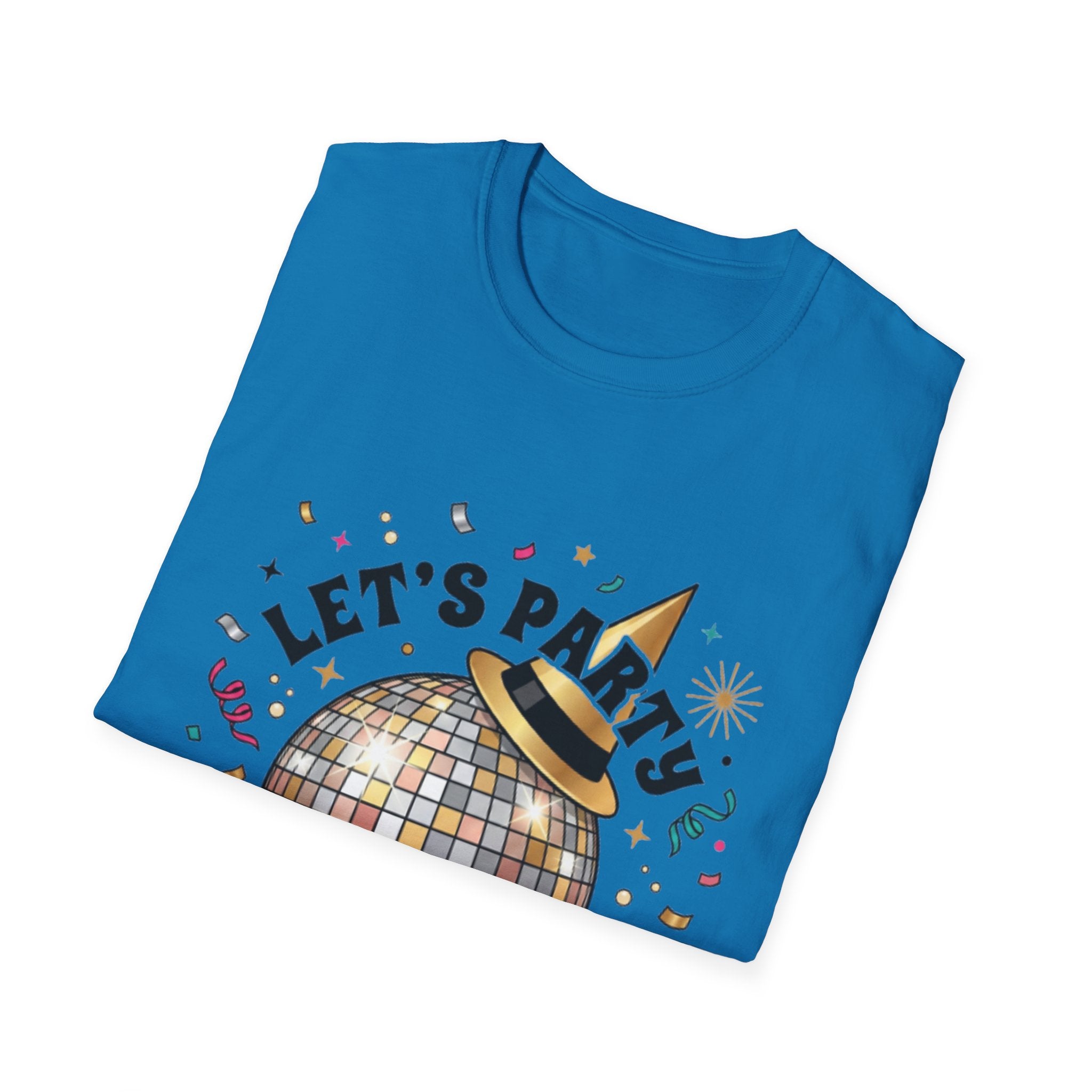 Trendy Let's Party 2026 Disco Ball Tee