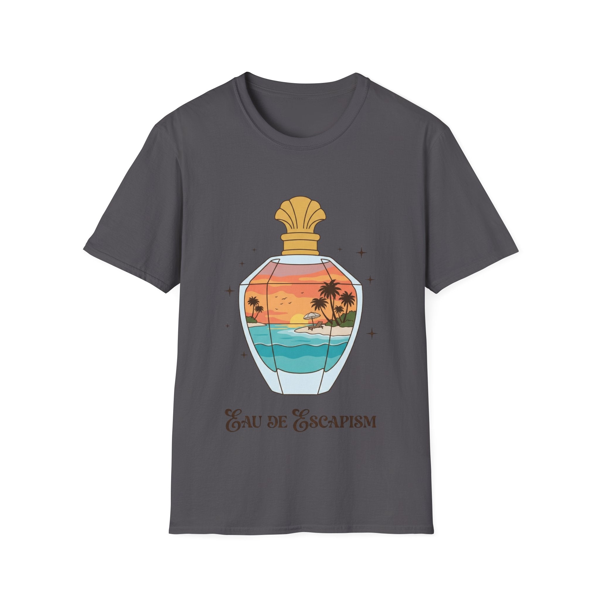 Eau De Escapism Graphic Tee - Dreamy Vacation Aesthetic T-shirt