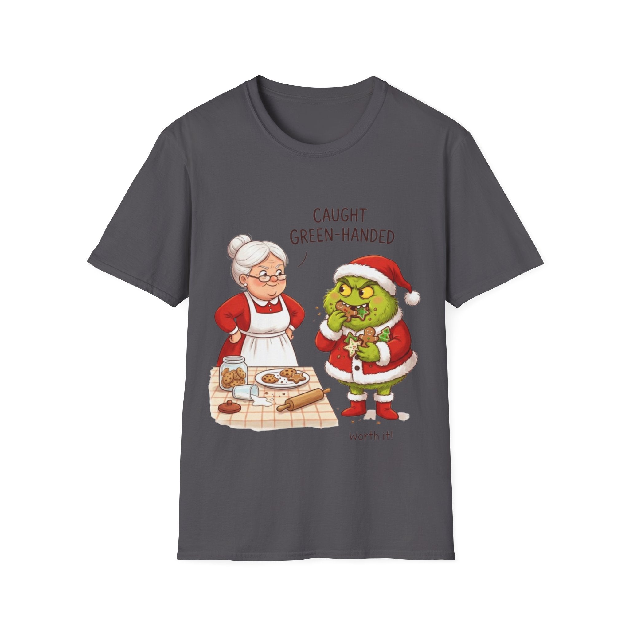 Grinch Cookie Thief T-shirt | Funny Holiday Baking Tee