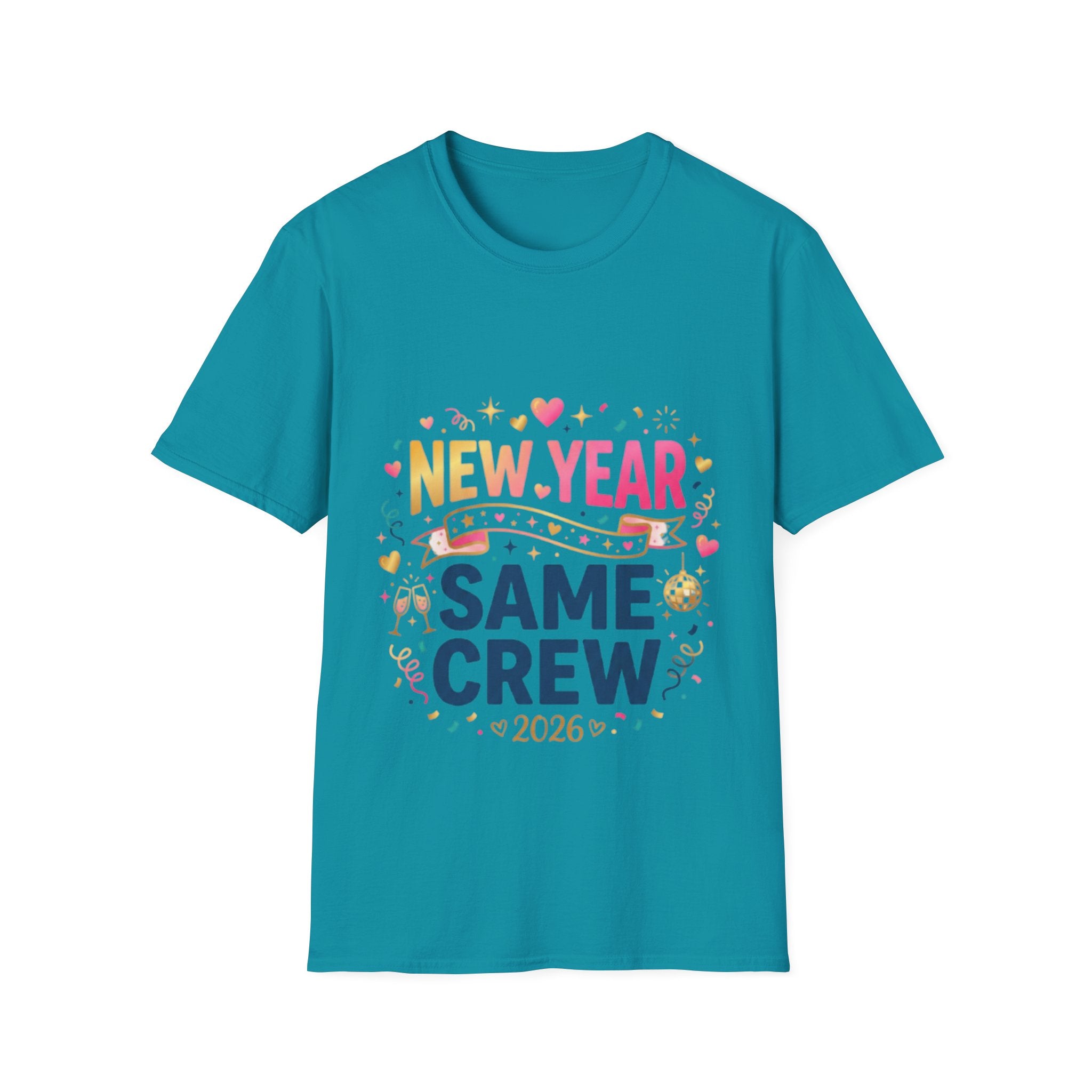 Trendy New Year Same Crew 2026 Streetwear Tee