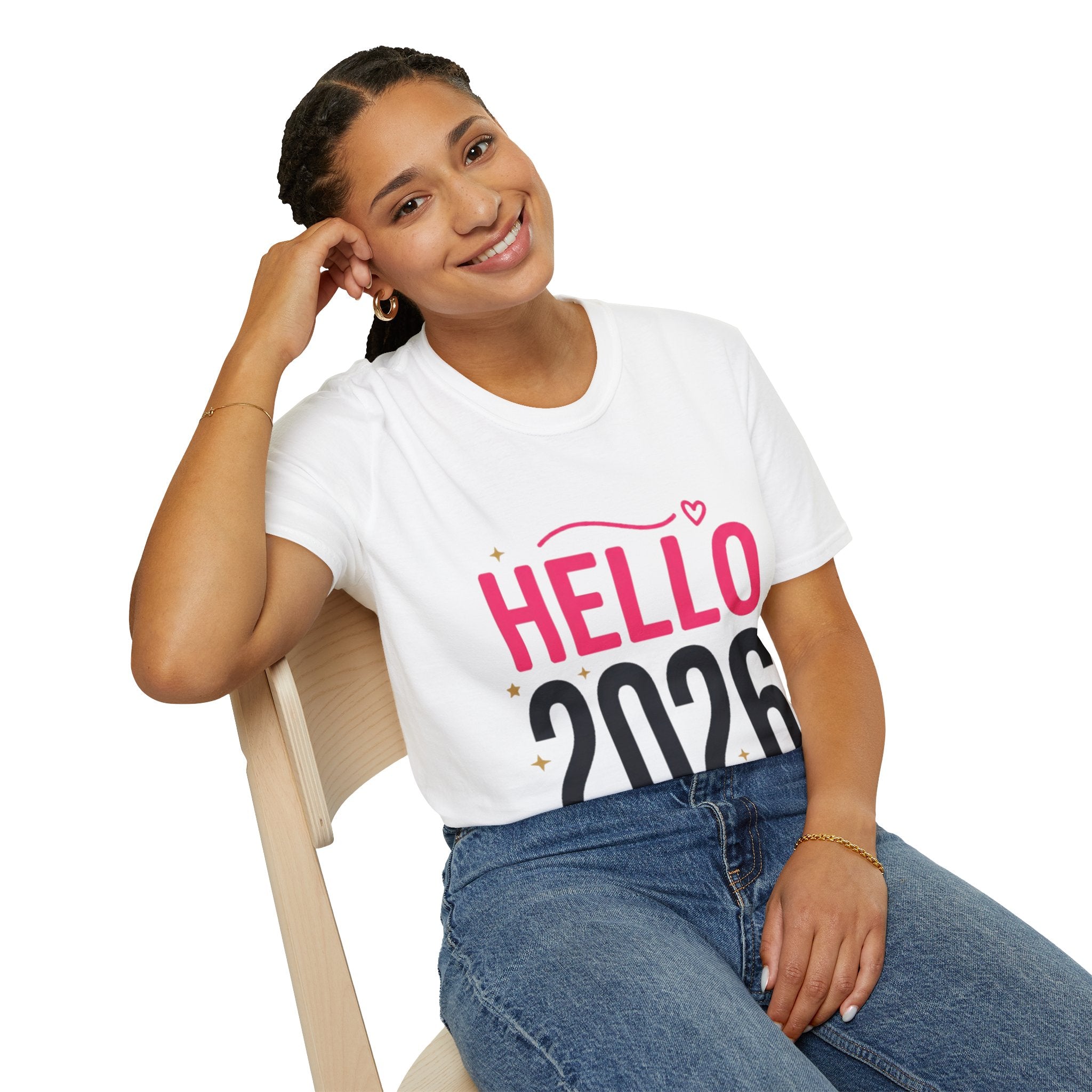 Hello 2026 New Year T-Shirt | Festive NYE Graphic Tee