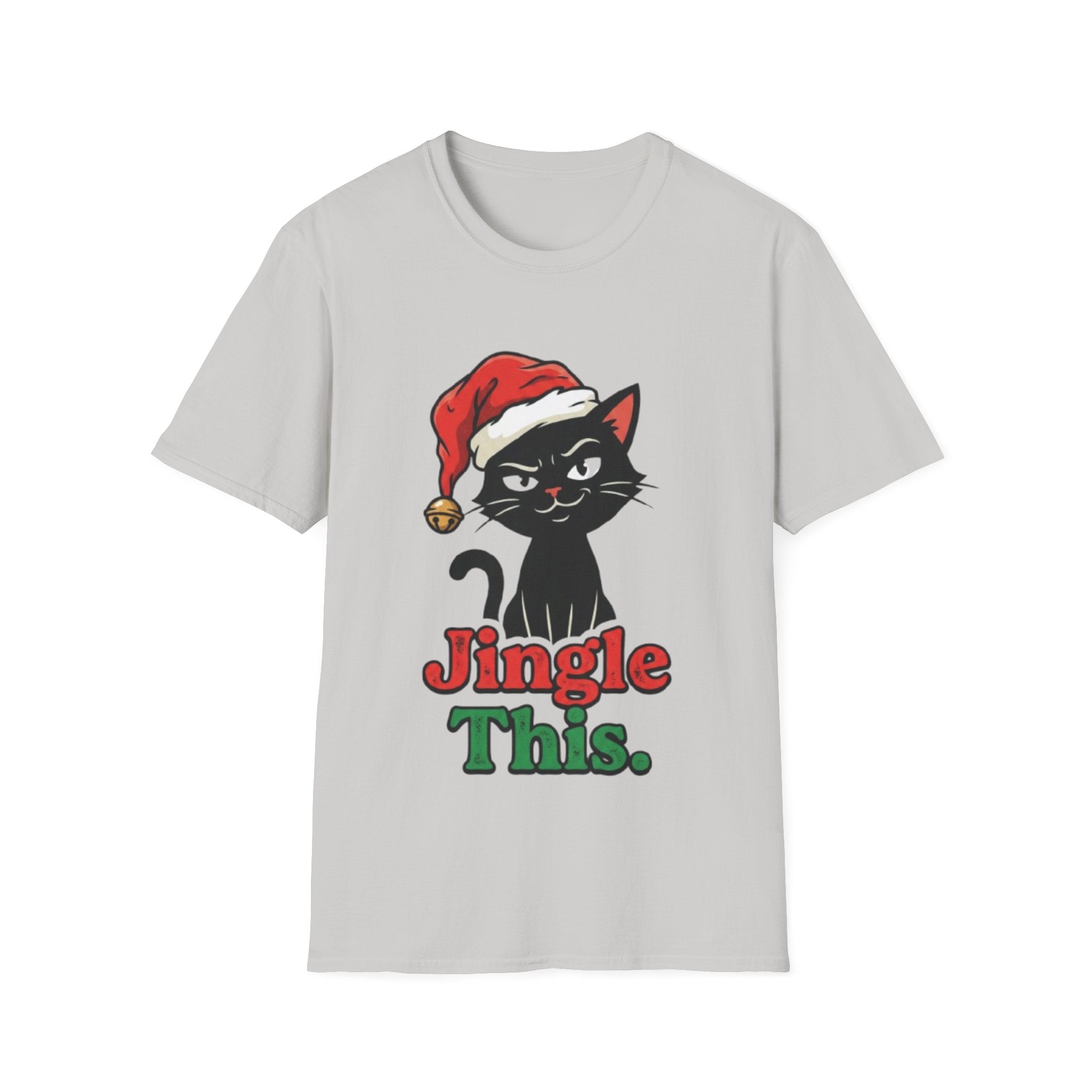 Jingle This Cat T-shirt | Funny Cat Christmas Tee