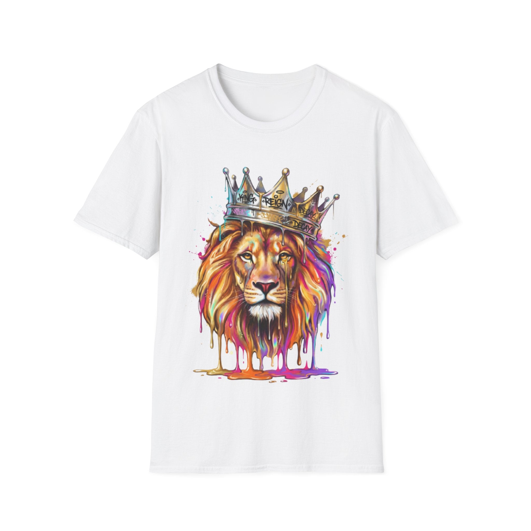 Vibrant Lion Streetwear Tee - Urban Art Vibes