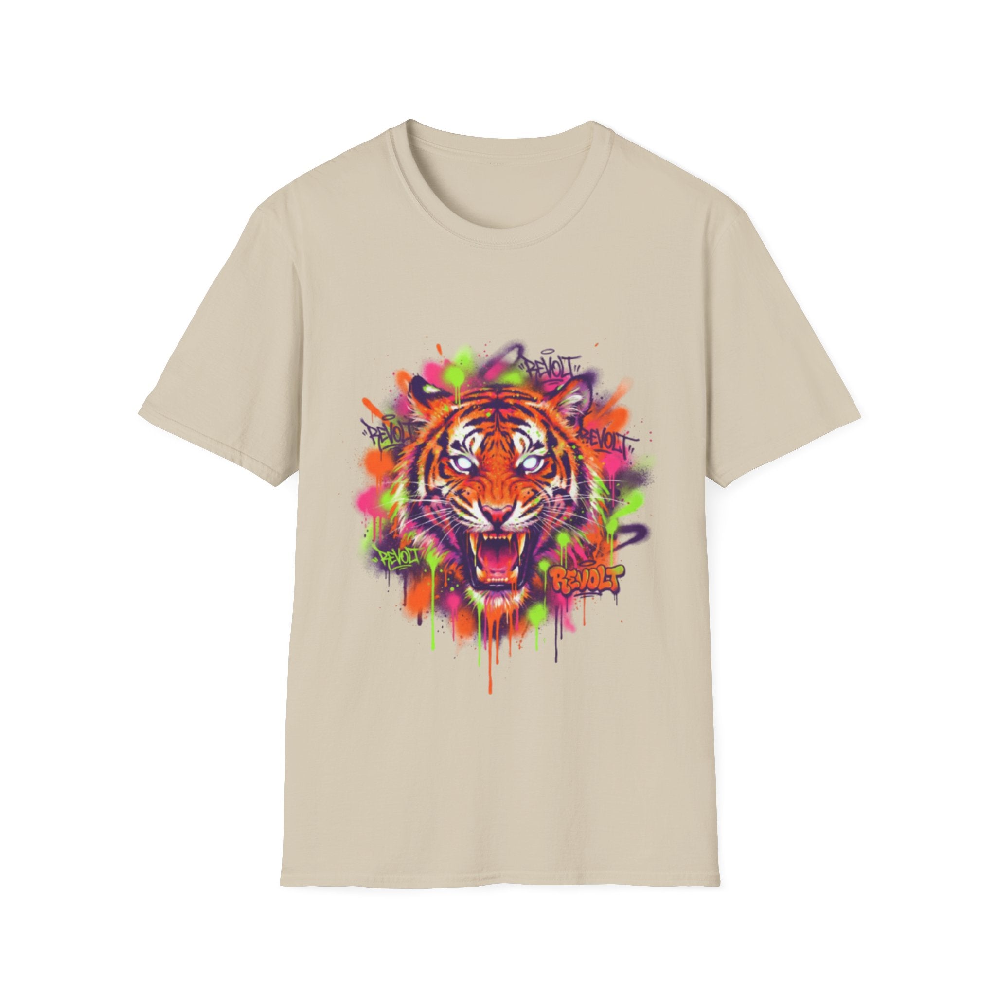 Trendy Urban Tiger Tee - Bold Streetwear Vibes