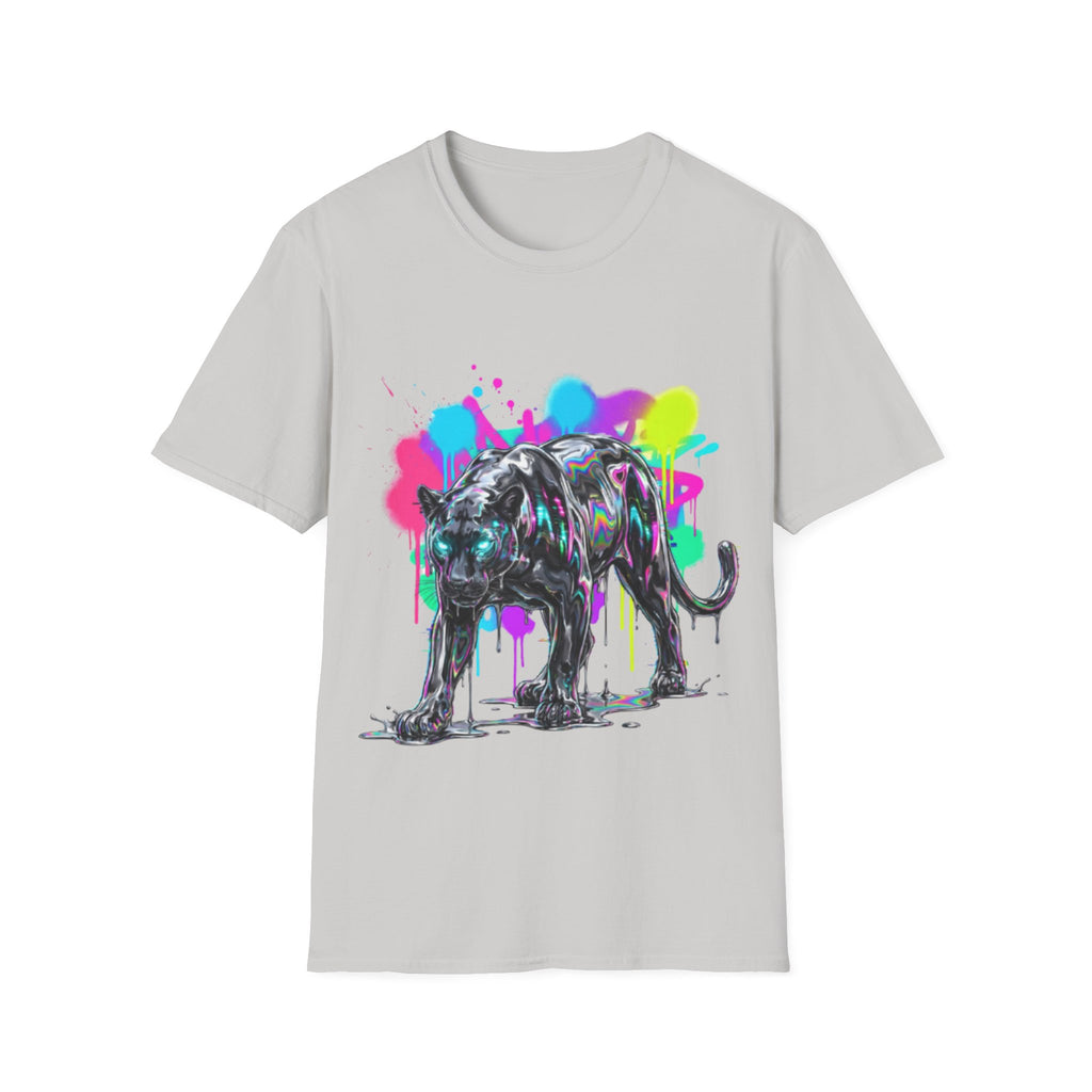 Neon Panther Streetwear Tee - Urban Trendy Vibes