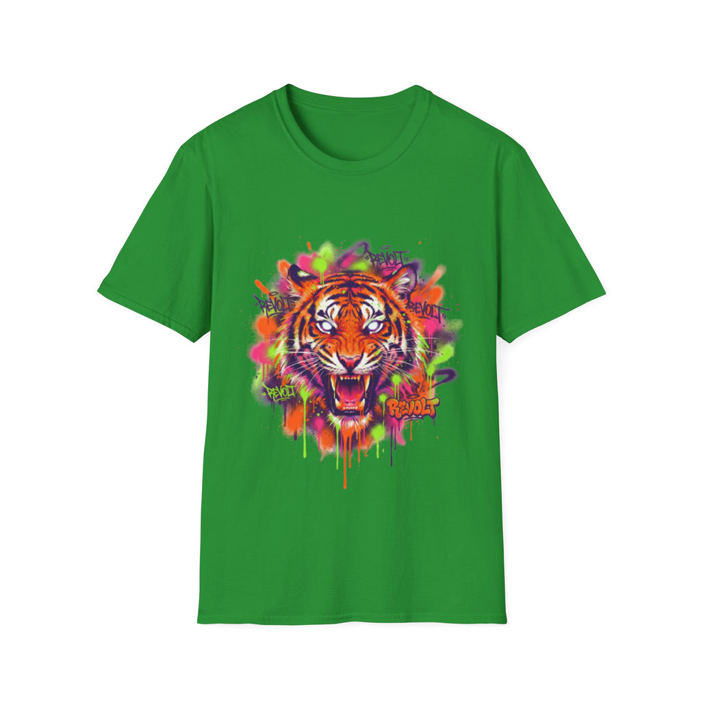 Trendy Urban Tiger Tee - Bold Streetwear Vibes
