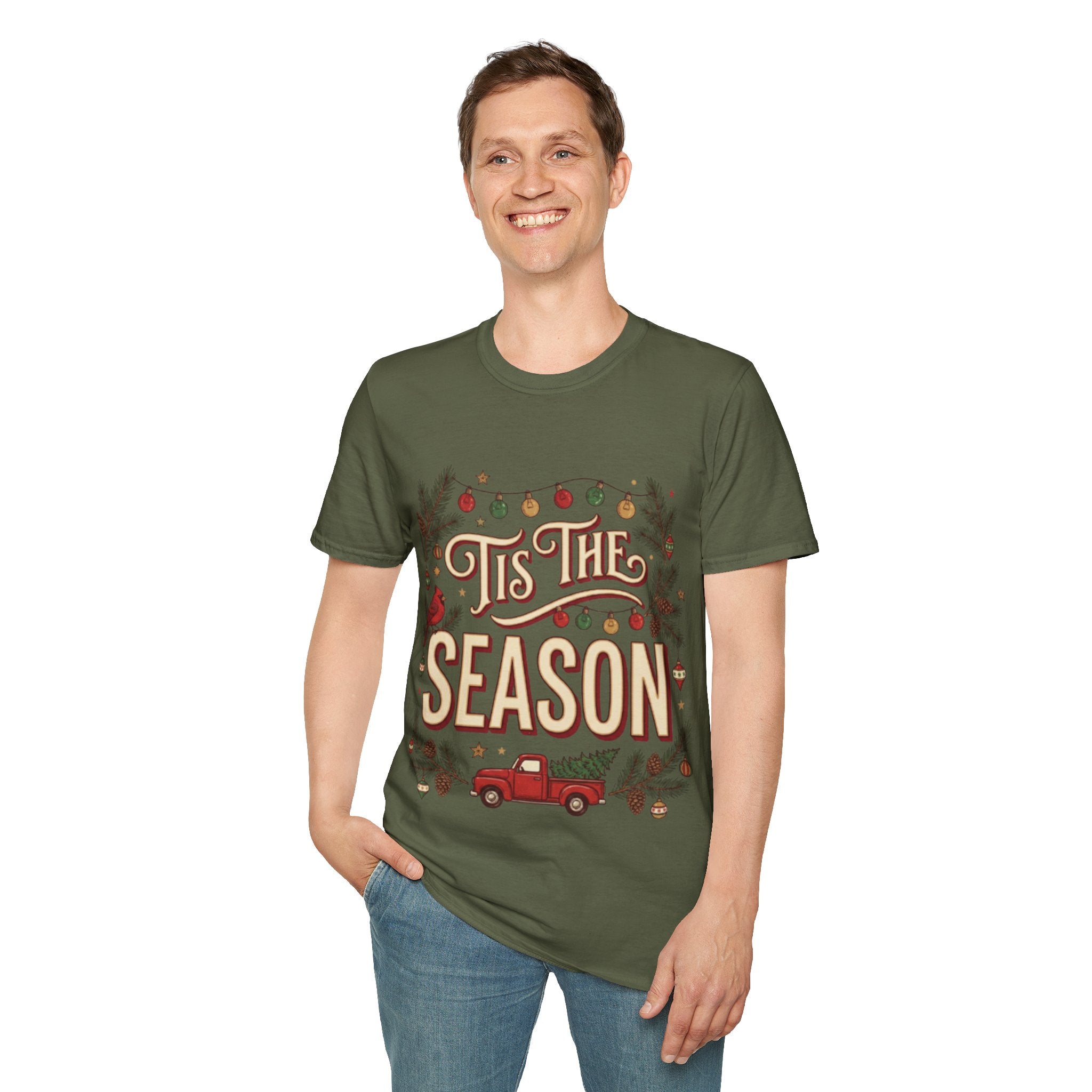 'Tis The Season' Christmas Tee | Cute & Cozy Holiday Graphic Tee