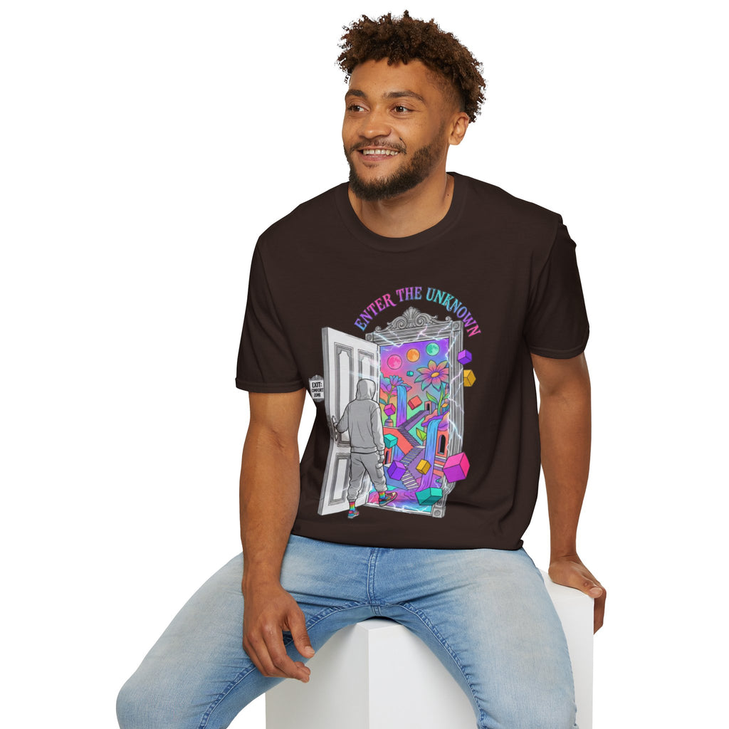 Trendy Streetwear 'Enter the Unknown' Tee