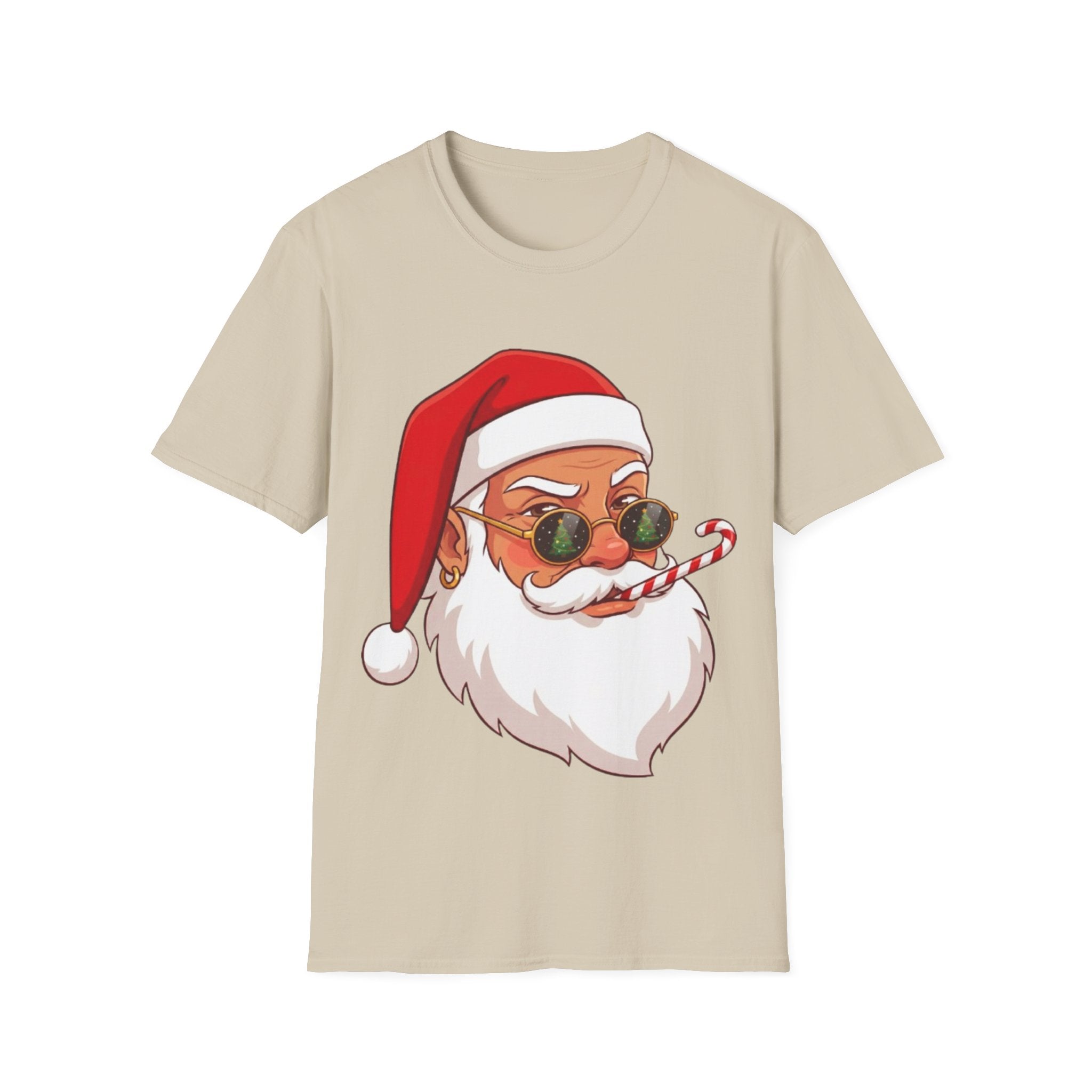 Stylish Santa Christmas Tee | Funny & Cool Holiday T-shirt