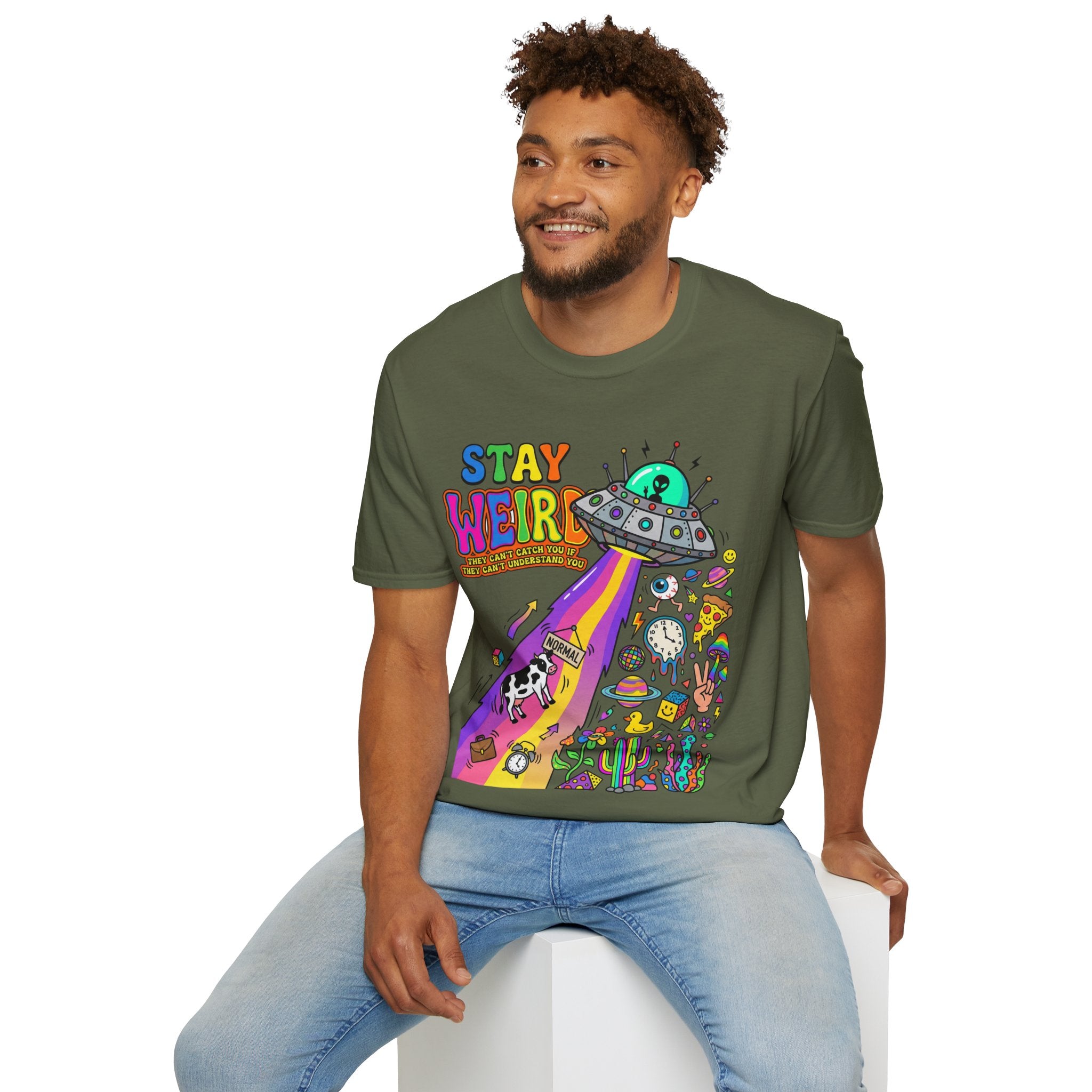 Stay Weird Tee - Trendy Urban Streetwear