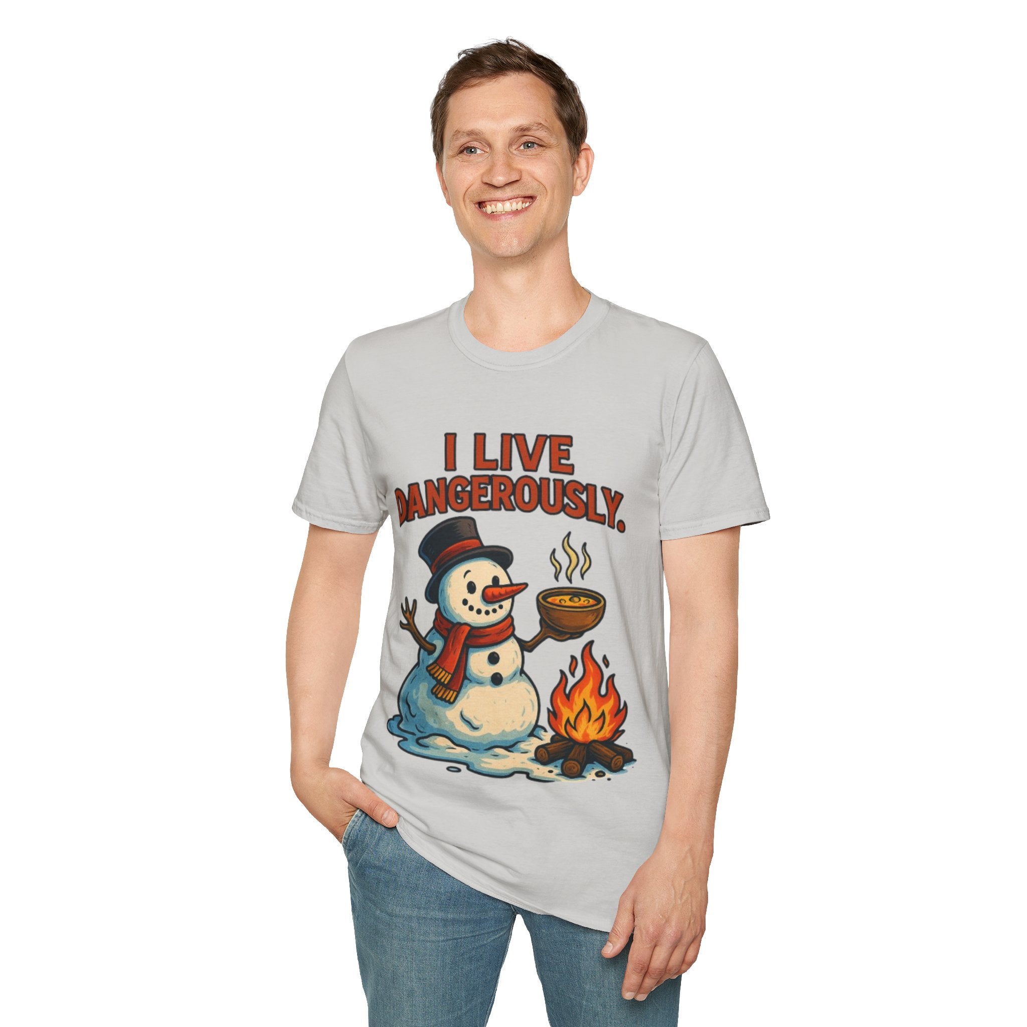 Melting Snowman Tee | Funny & Cool Christmas T-shirt