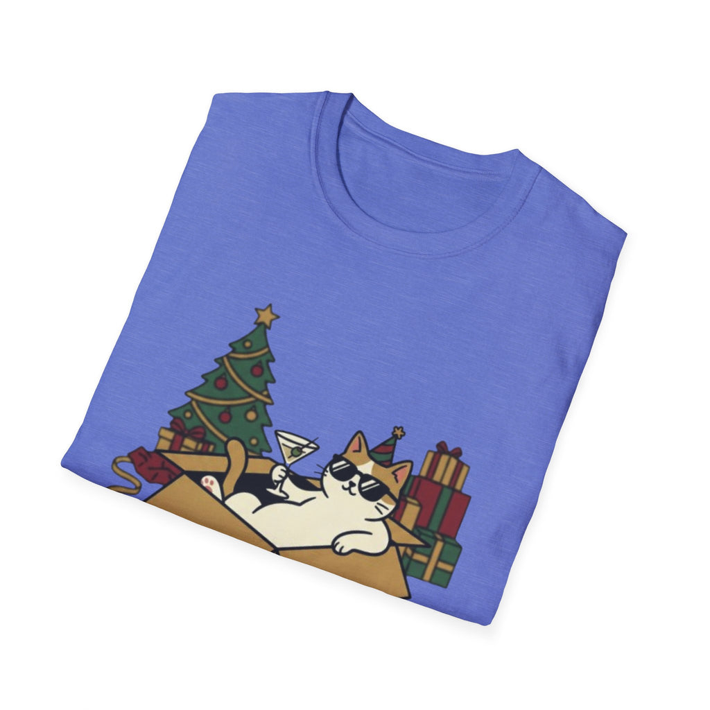 Cat Holiday Spirit Tee | Funny & Cool Christmas T-shirt