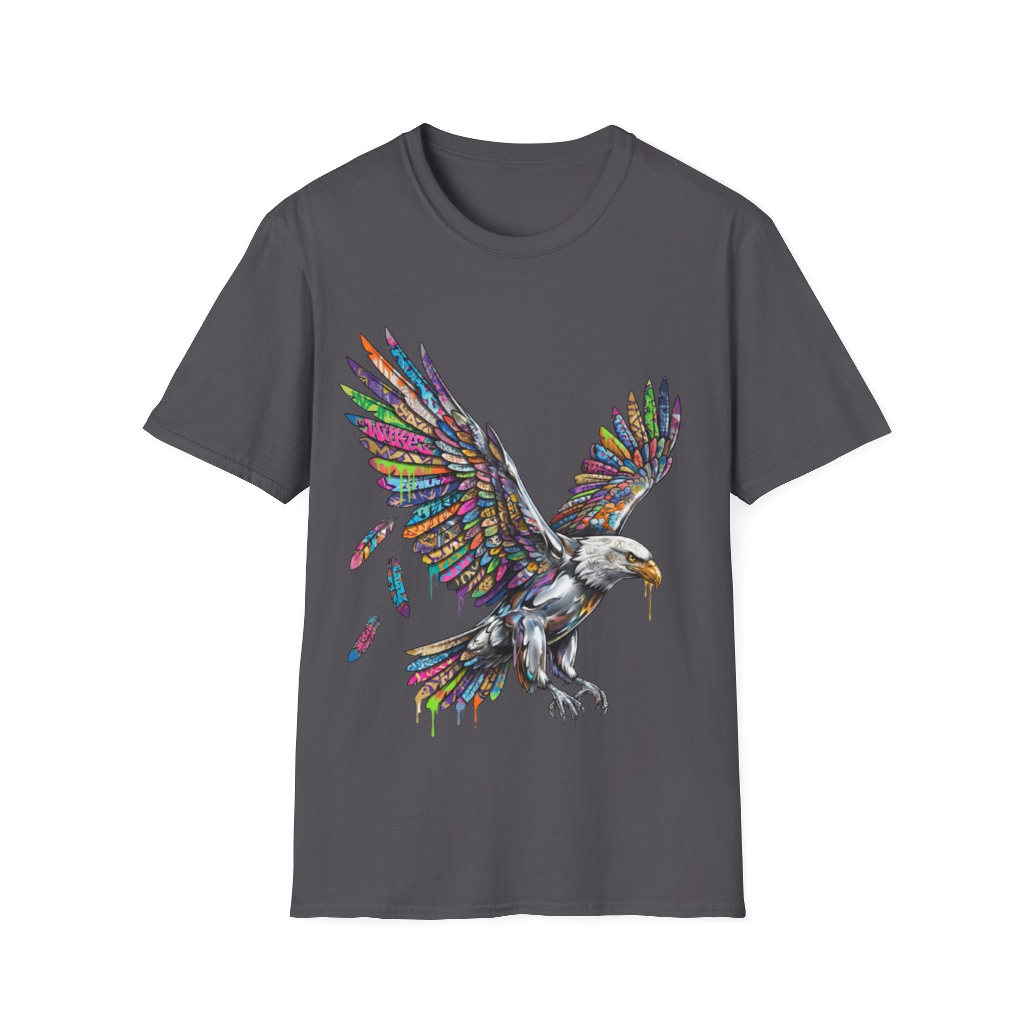 Vibrant Urban Eagle T-Shirt - Bold Streetwear Design