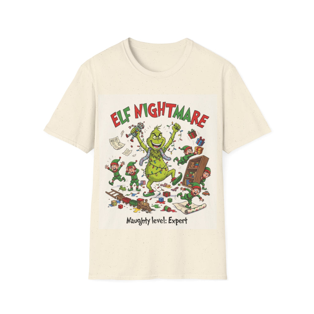 Grinch Elf Nightmare Tee | Funny Grinch Christmas Chaos T-shirt