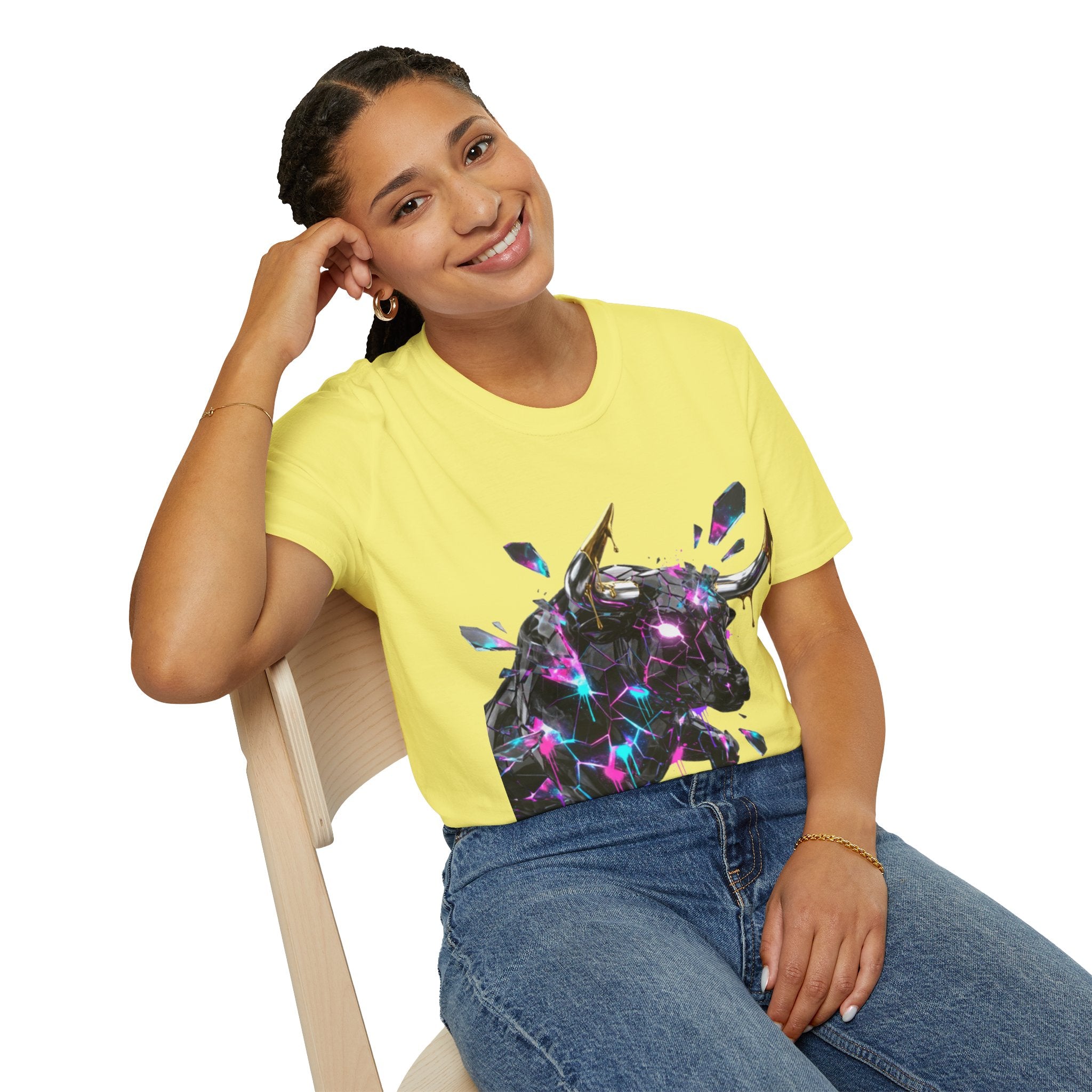 Neon Bull Unisex Tee - Trendy Urban Streetwear