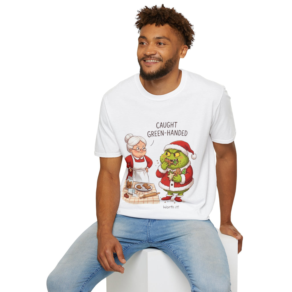 Grinch Cookie Thief T-shirt | Funny Holiday Baking Tee