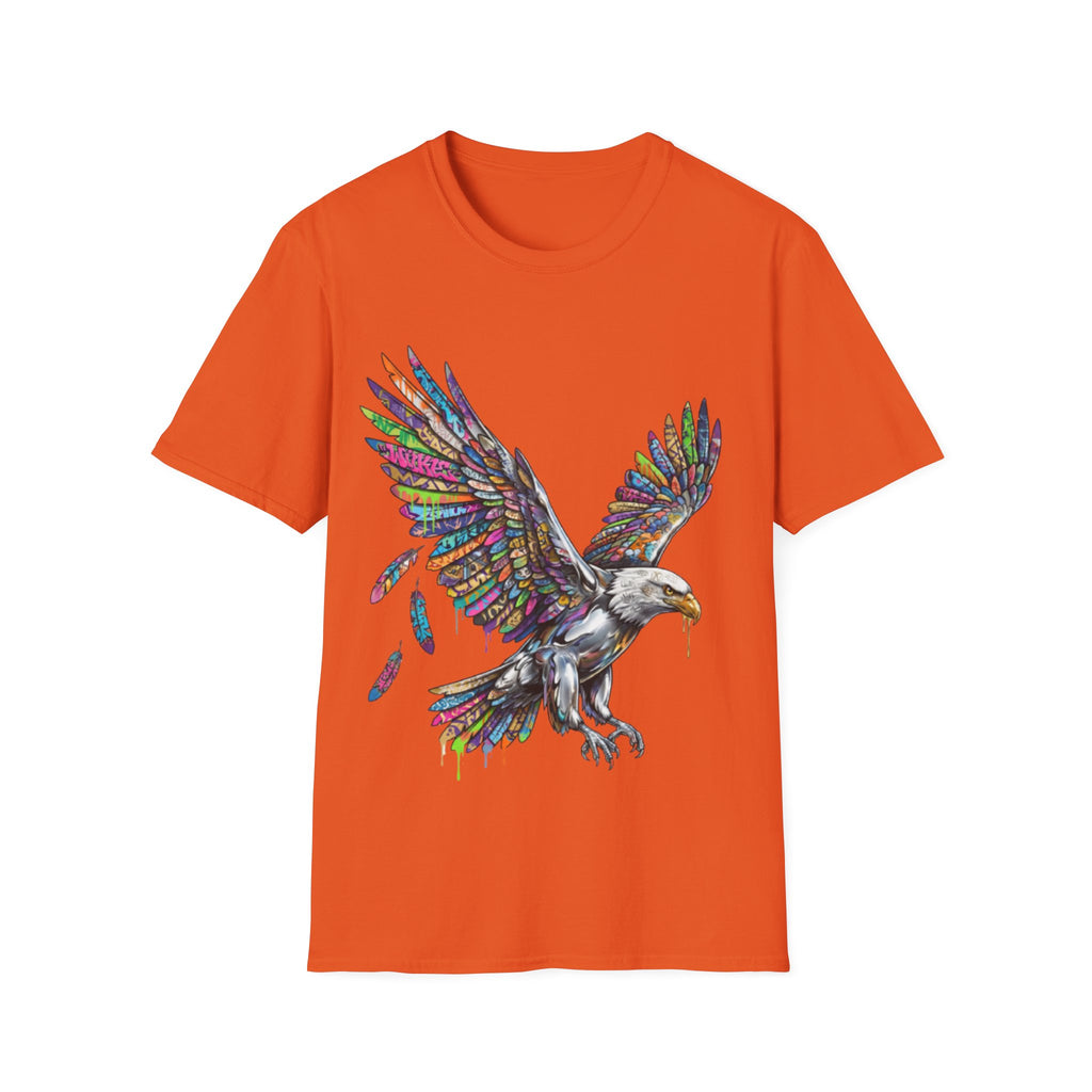 Vibrant Urban Eagle T-Shirt - Bold Streetwear Design