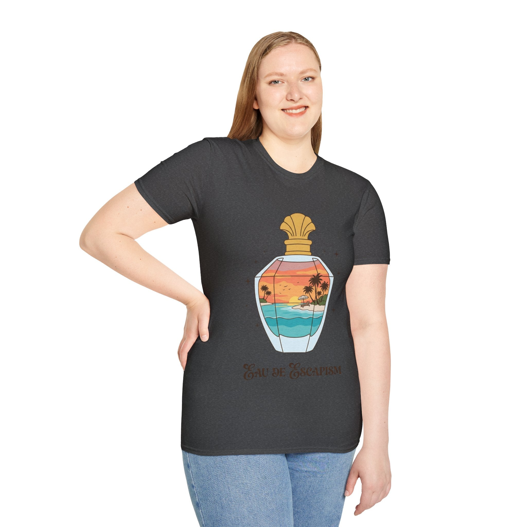 Eau De Escapism Graphic Tee - Dreamy Vacation Aesthetic T-shirt