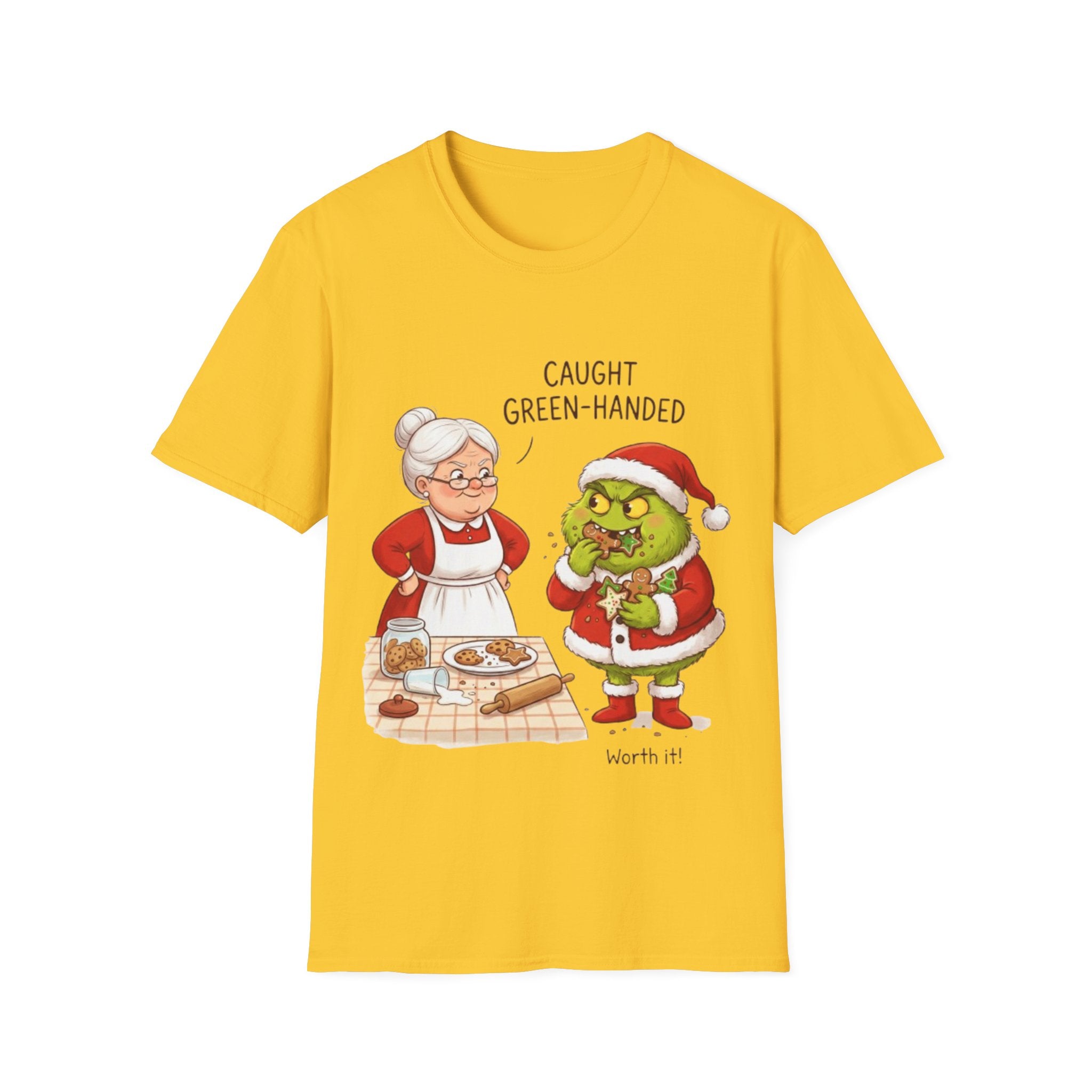 Grinch Cookie Thief T-shirt | Funny Holiday Baking Tee