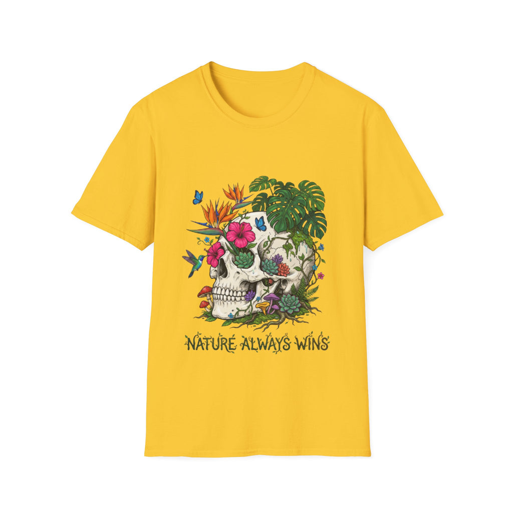 Nature Always Wins Skull Streetwear T-Shirt
