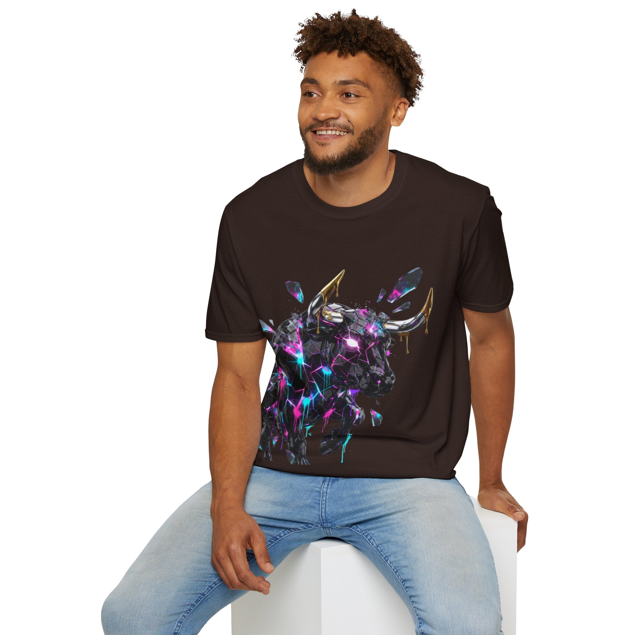 Neon Bull Unisex Tee - Trendy Urban Streetwear