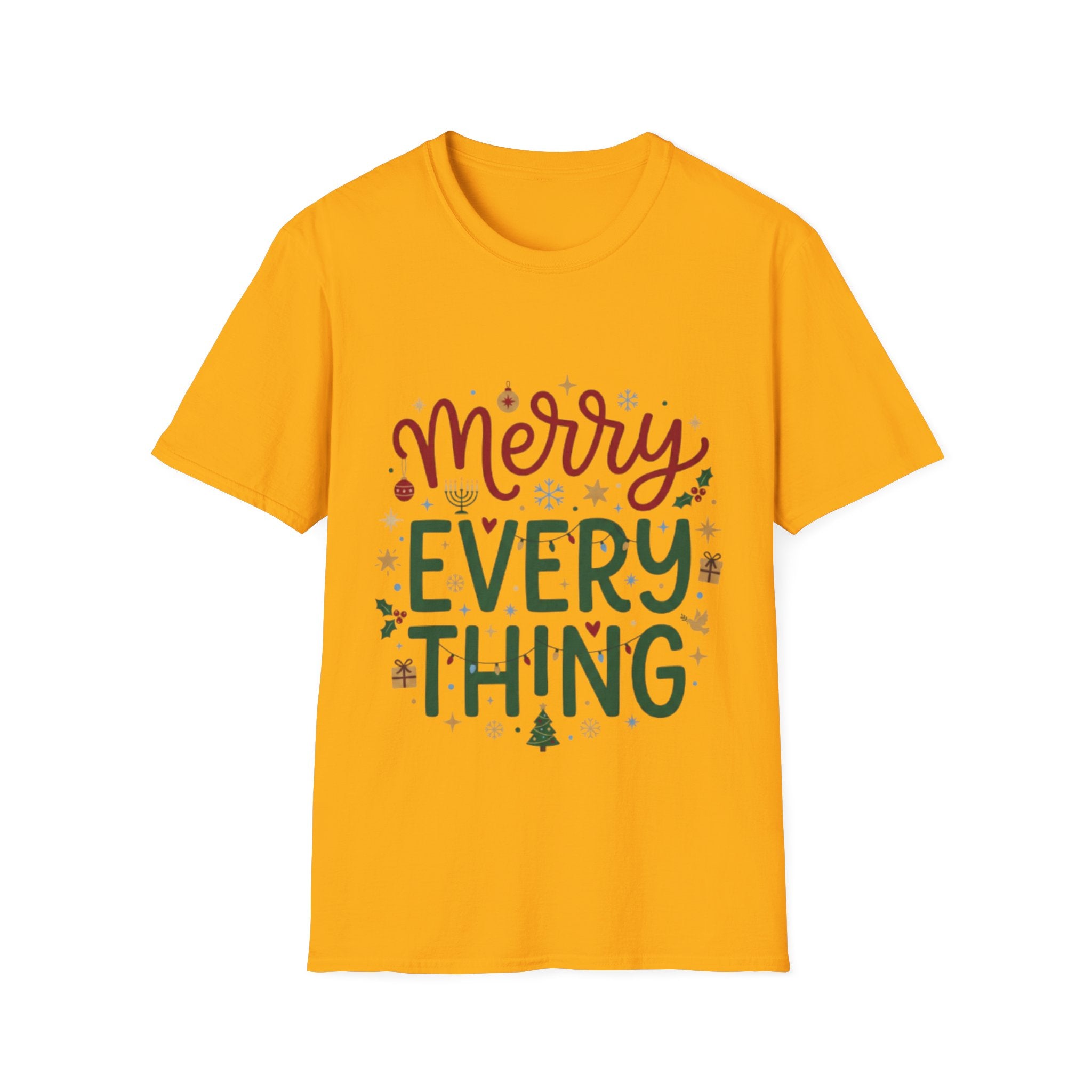 Trendy 'Merry Everything' Holiday T-Shirt