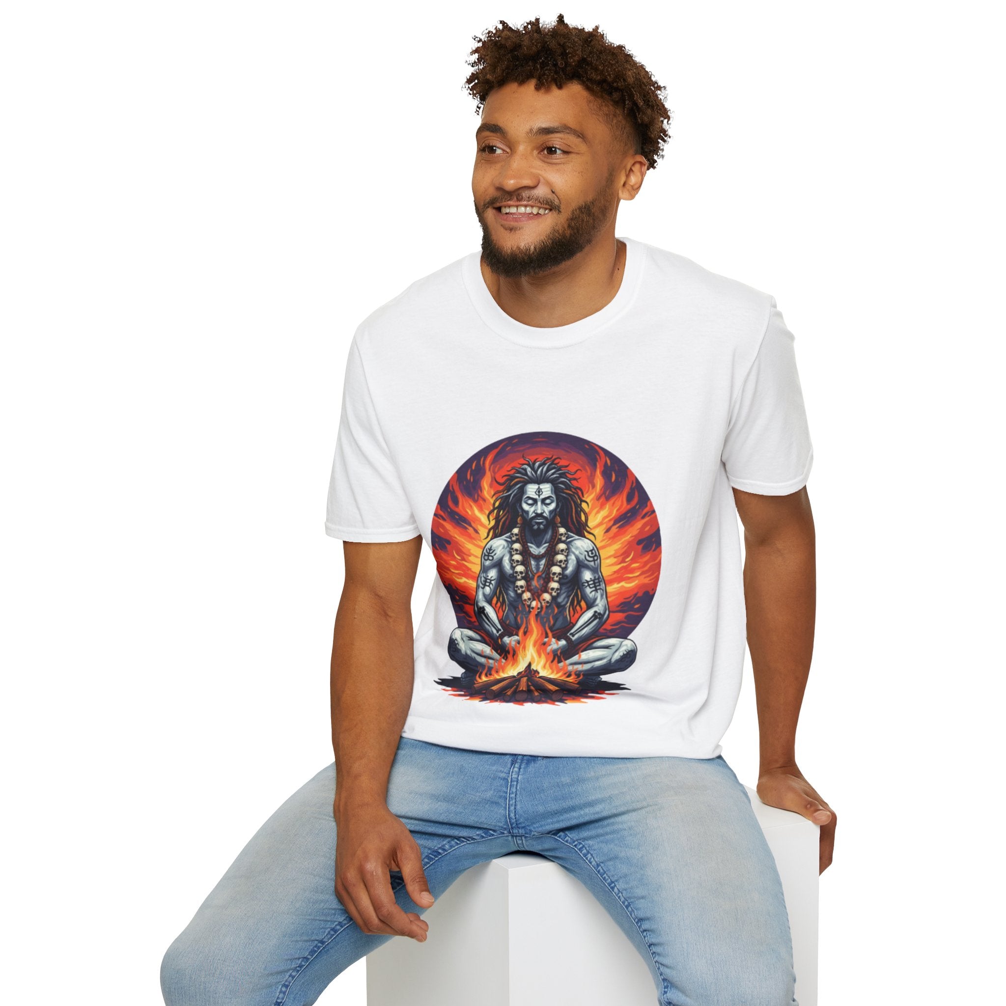 Authentic Aghori India T-Shirt: Bold Cultural Statement