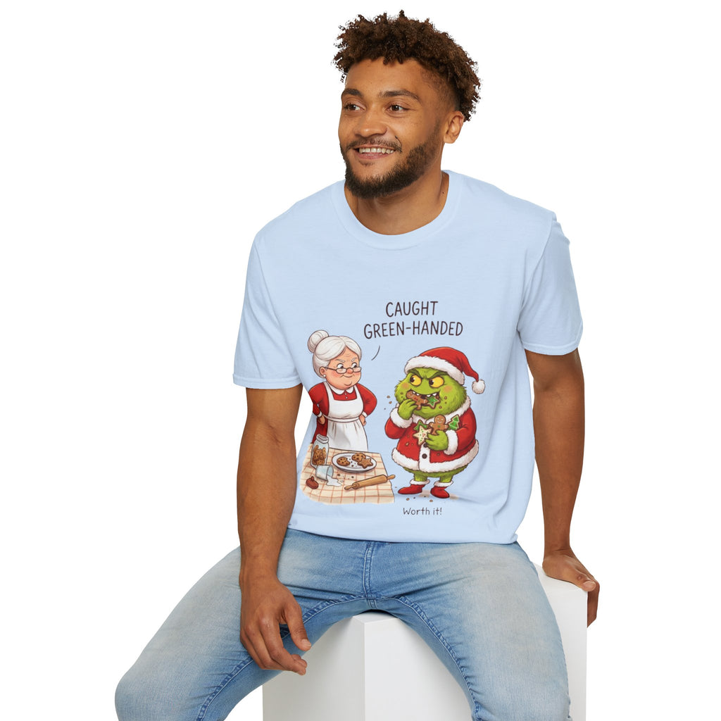 Grinch Cookie Thief T-shirt | Funny Holiday Baking Tee