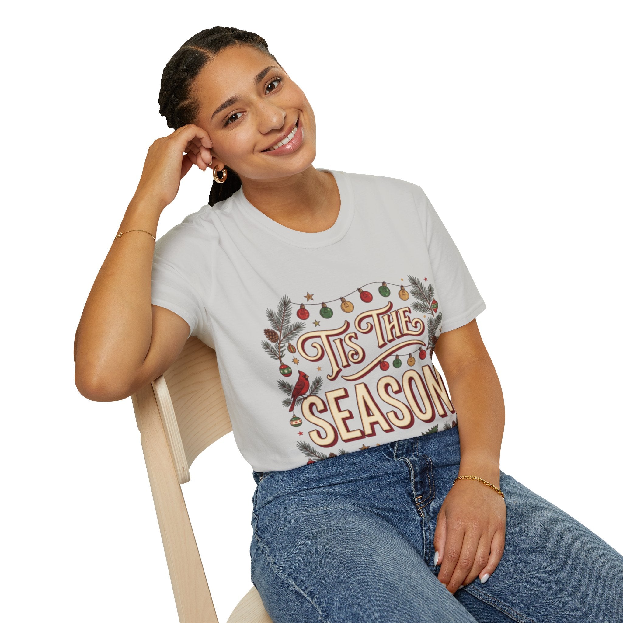 'Tis The Season' Christmas Tee | Cute & Cozy Holiday Graphic Tee