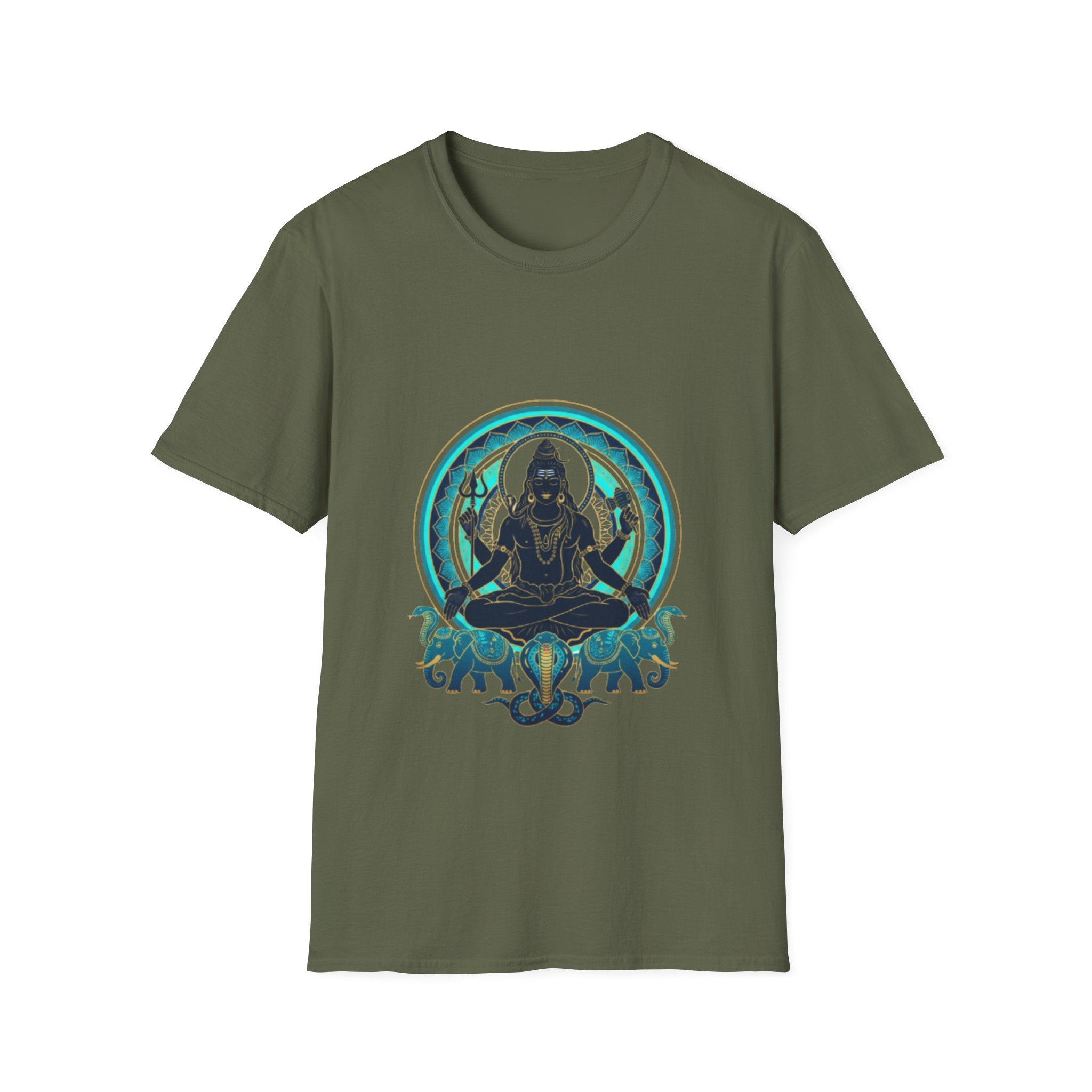 Mahadev Enlightning Aesthetic Silhouette Tee
