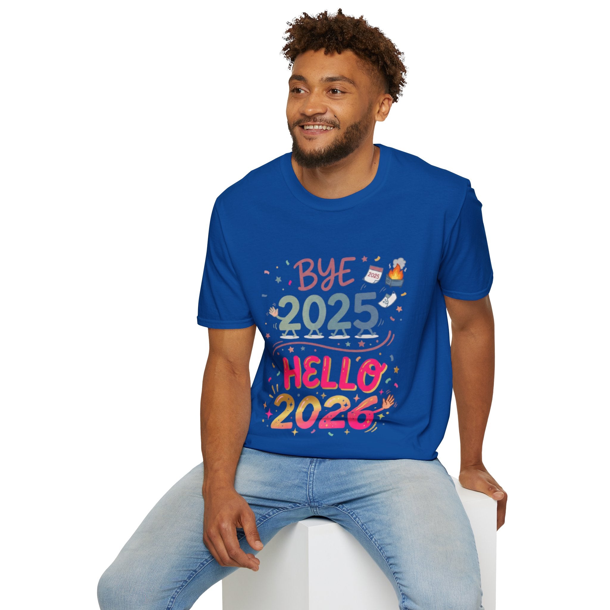 Trendy Urban Bye 2025 Hello 2026 T-Shirt