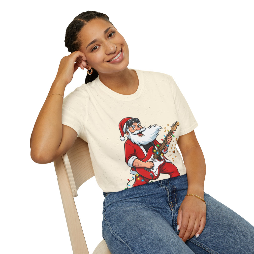 Rockin' Santa Tee | Funny & Cool Christmas T-shirt