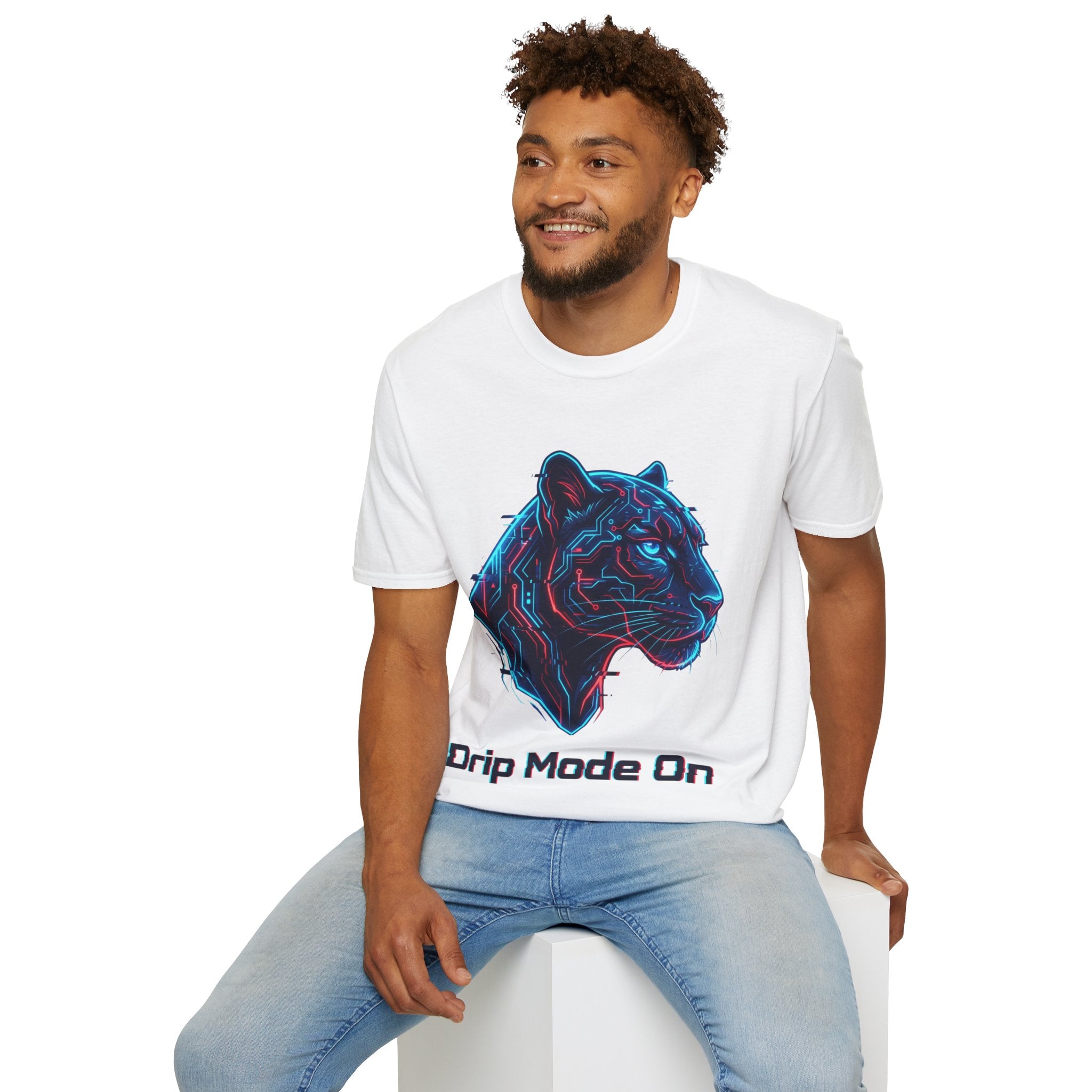 Revolt Drip: Cyber Panther T-shirt