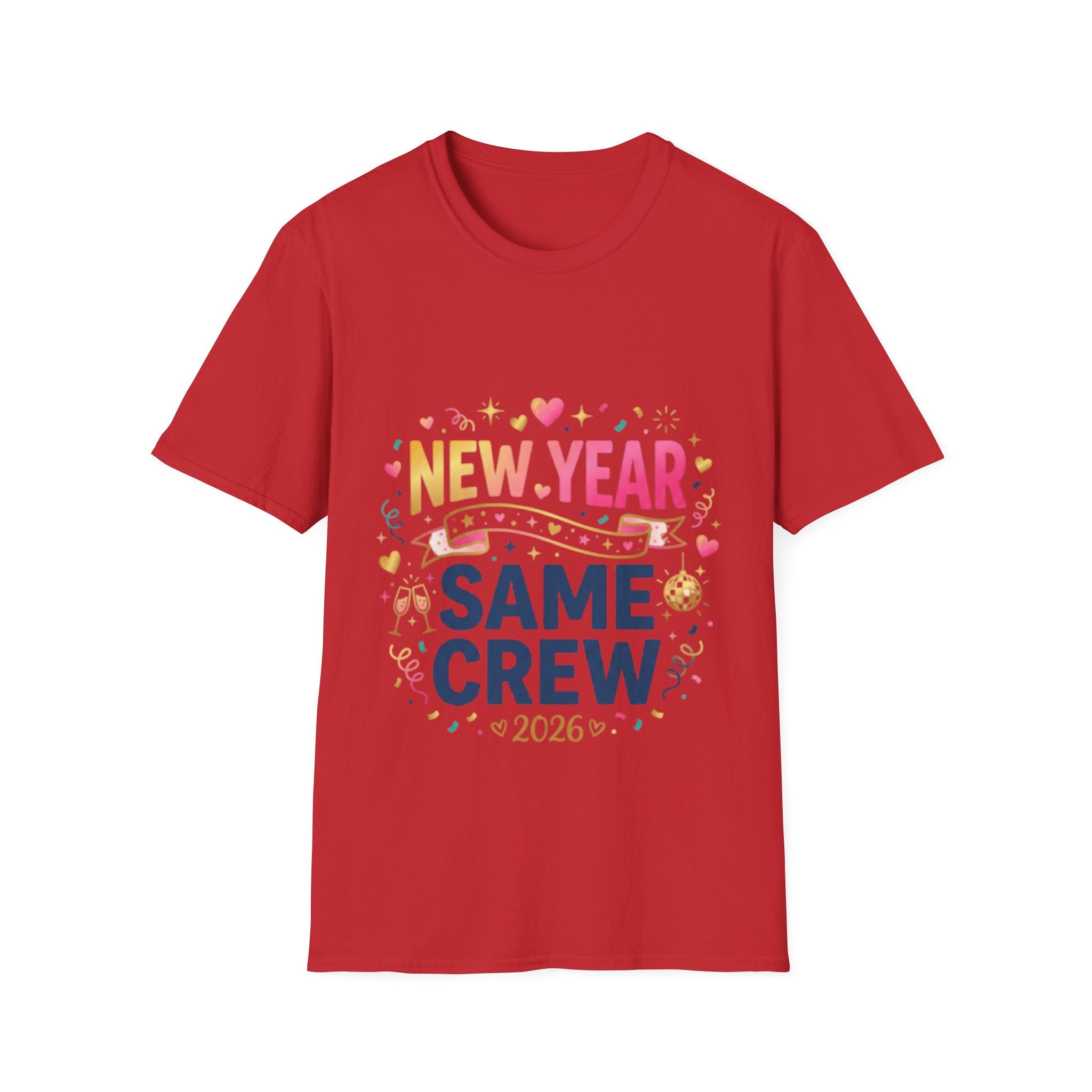 Trendy New Year Same Crew 2026 Streetwear Tee