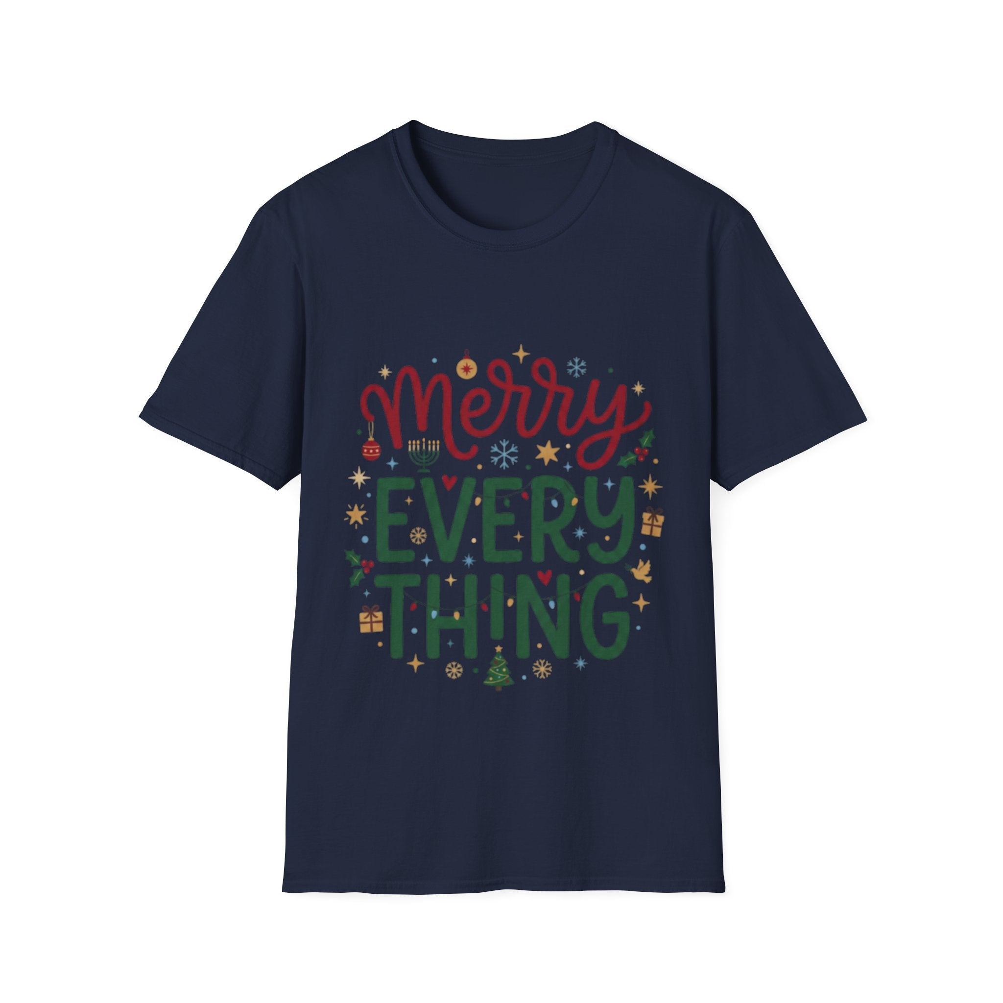 Trendy 'Merry Everything' Holiday T-Shirt