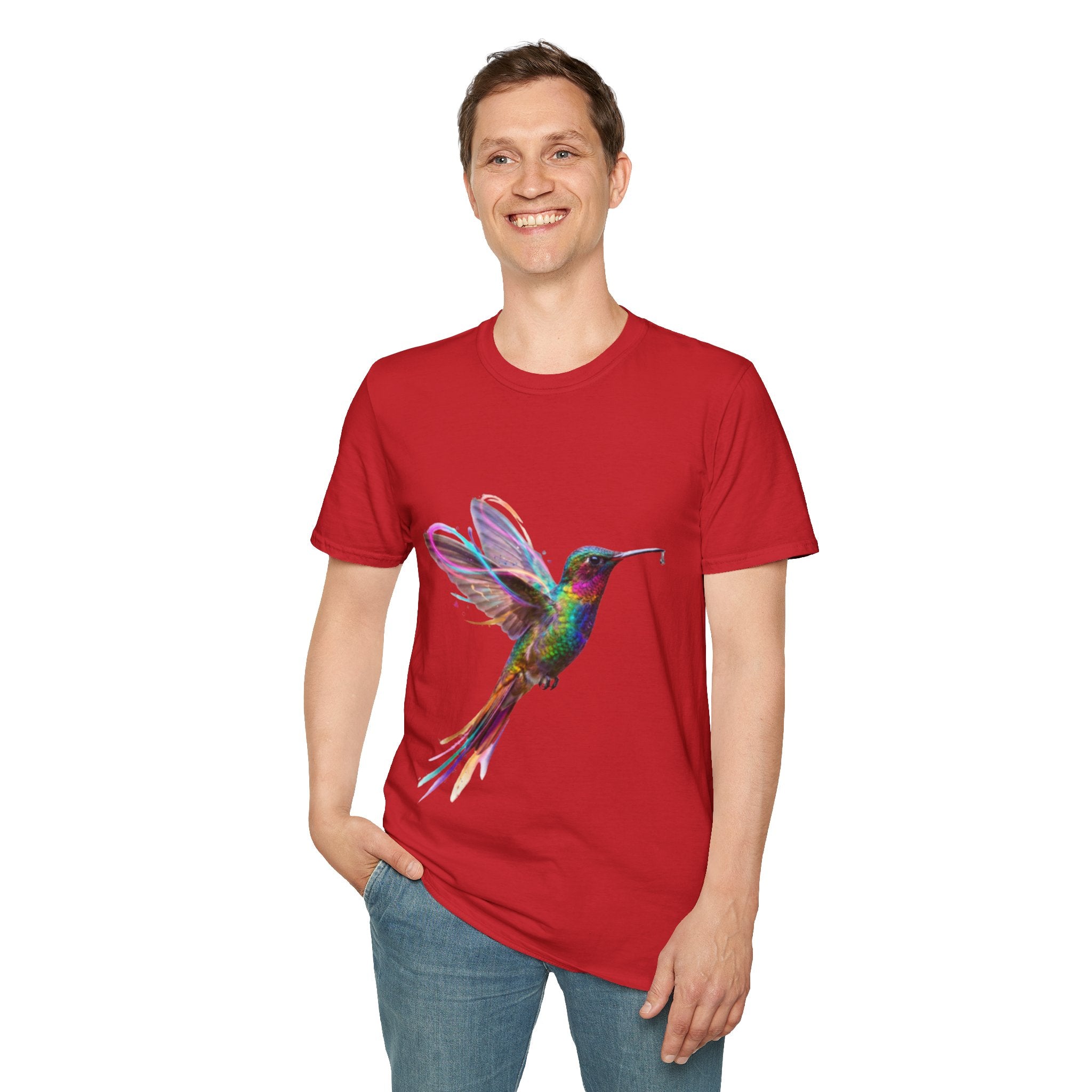 Vibrant Hummingbird Urban Streetwear Tee