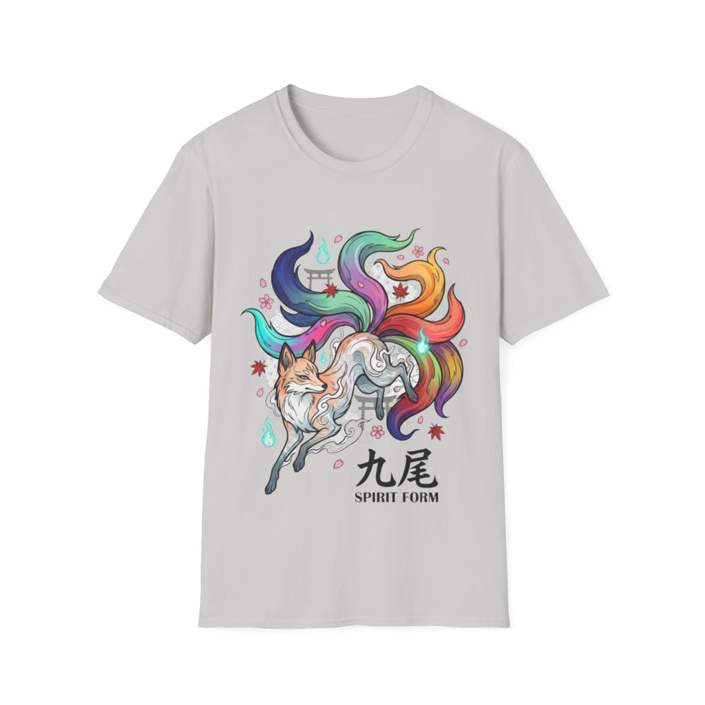Mystical Nine-Tailed Fox Urban Streetwear Tee