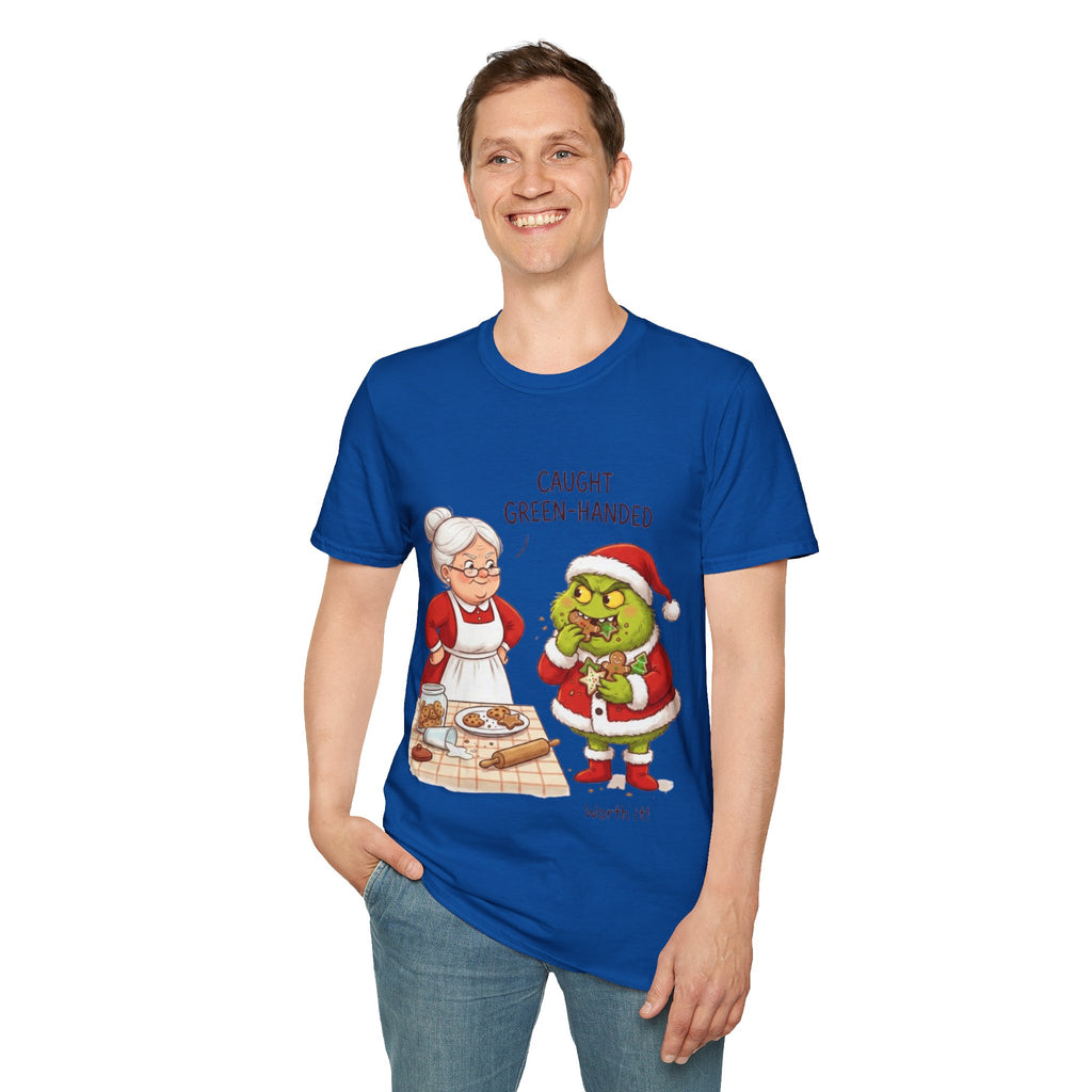 Grinch Cookie Thief T-shirt | Funny Holiday Baking Tee