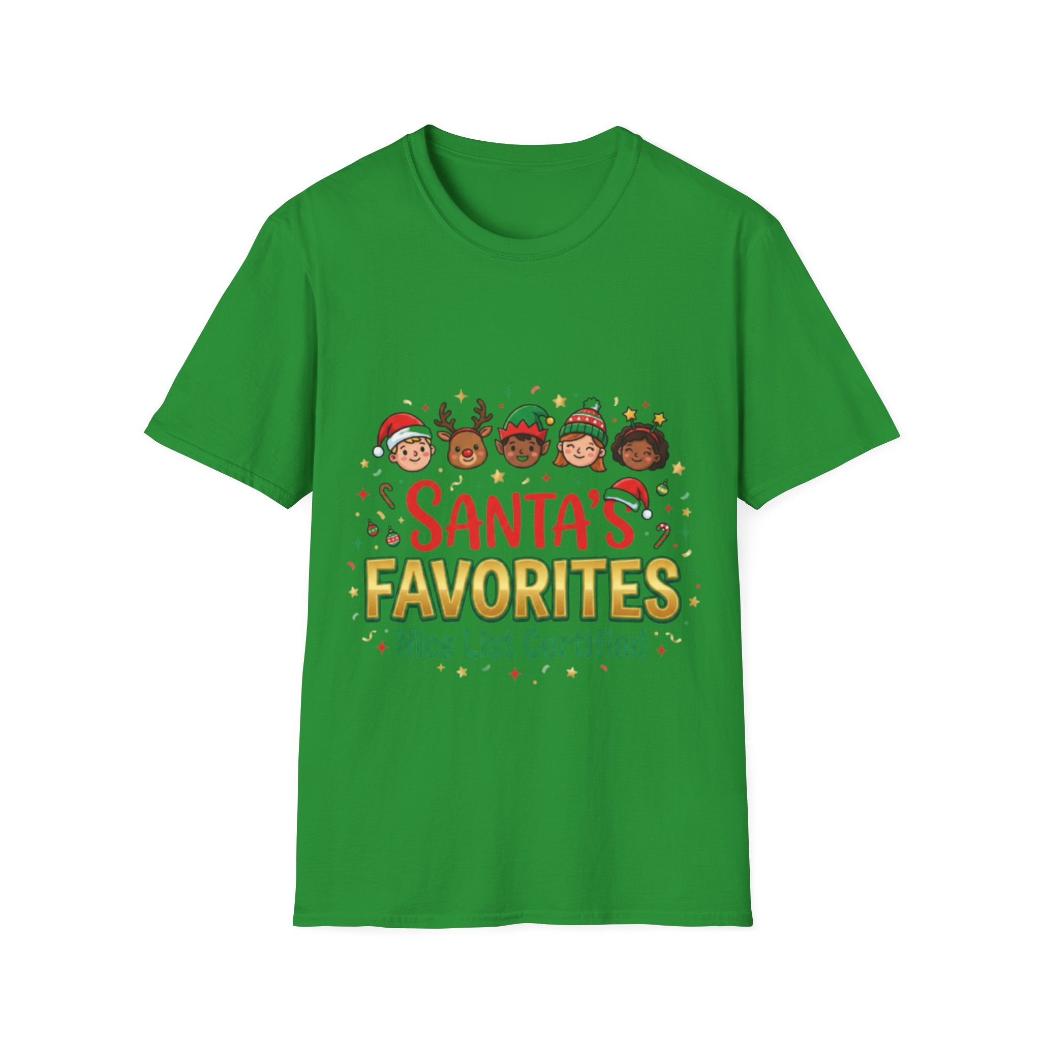 Santa's Favorites Unisex Festive Streetwear Tee