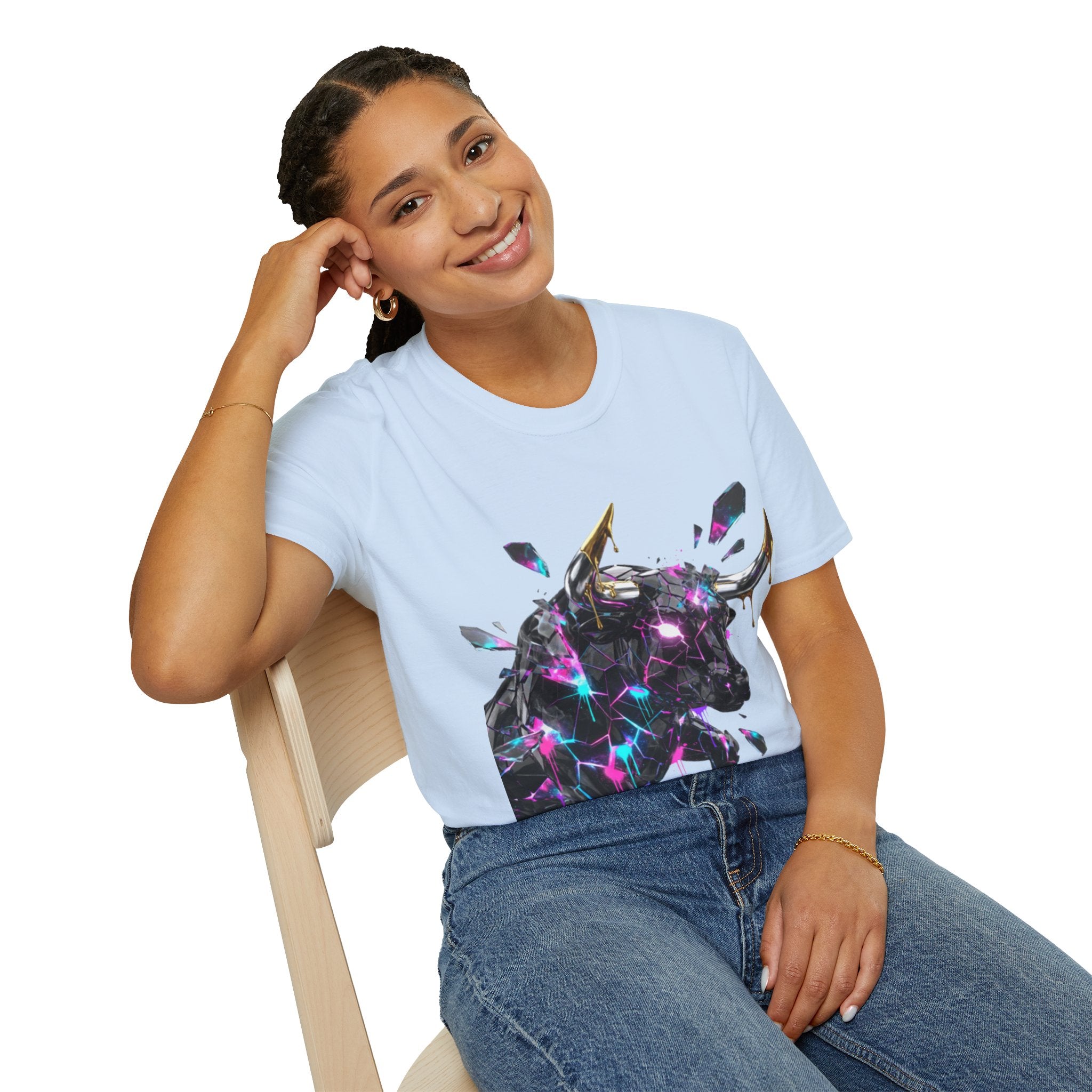 Neon Bull Unisex Tee - Trendy Urban Streetwear