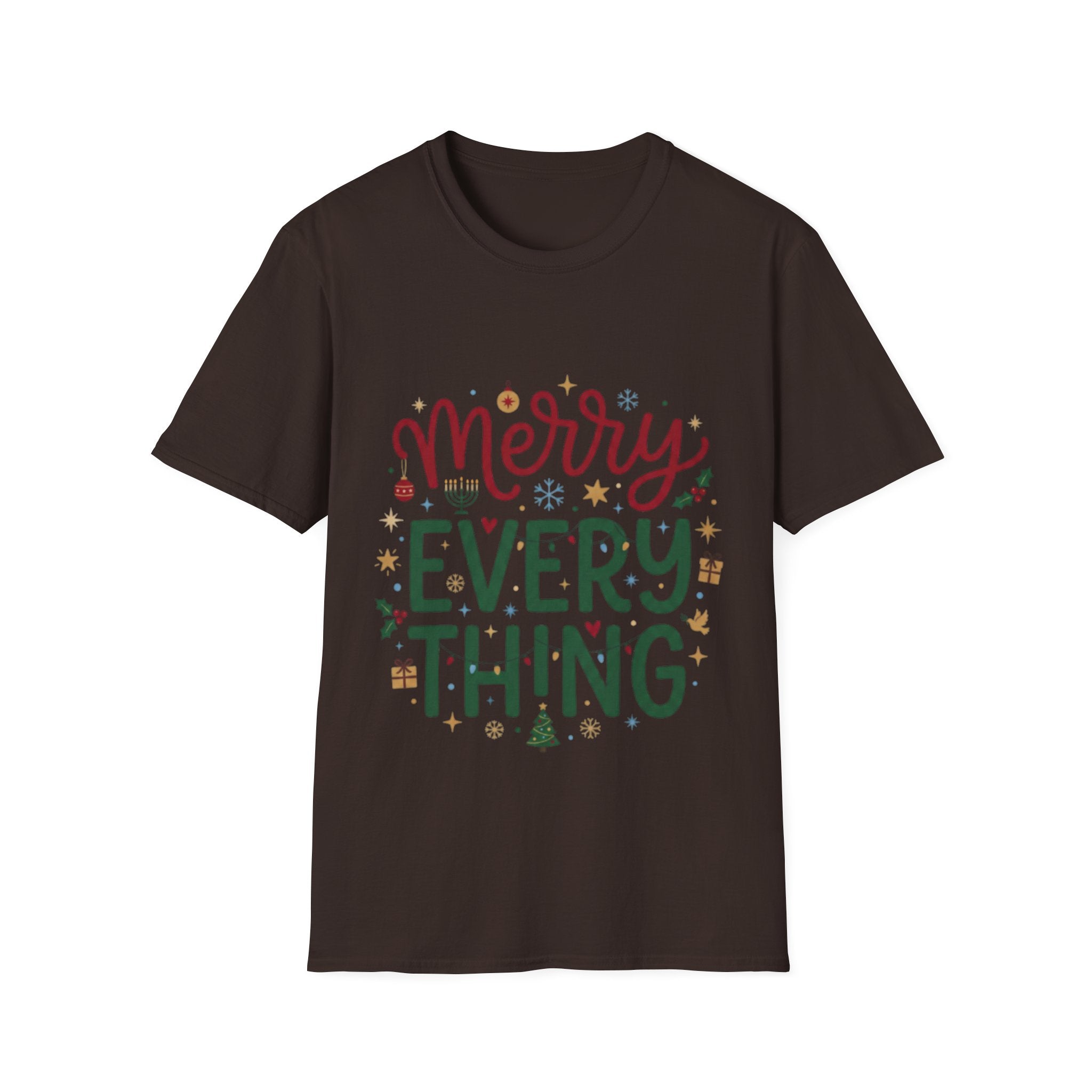 Trendy 'Merry Everything' Holiday T-Shirt