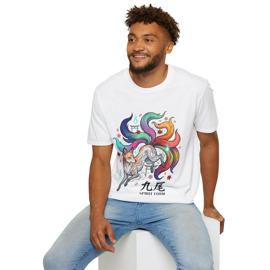 Mystical Nine-Tailed Fox Urban Streetwear Tee