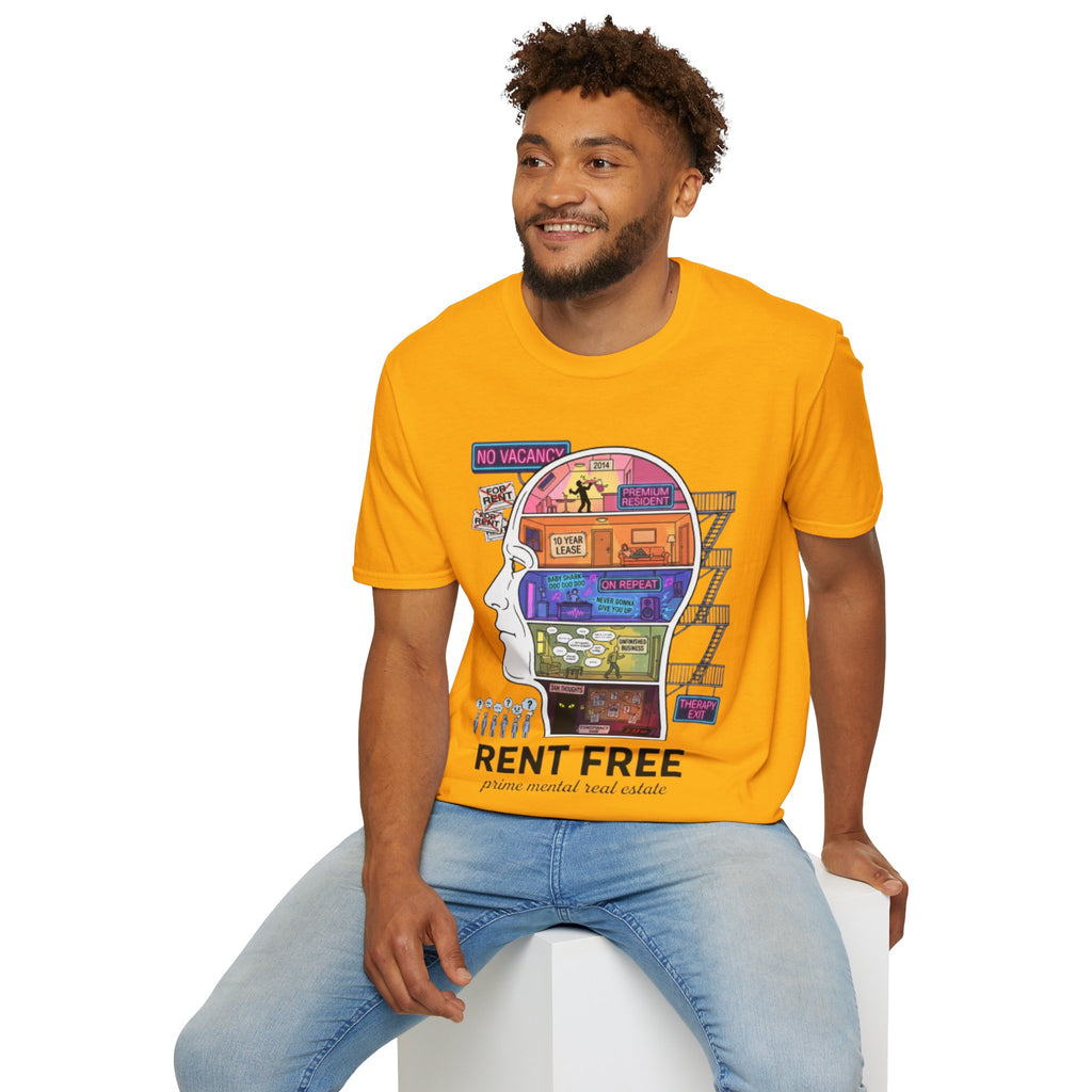 Rent Free Urban Tee - Trendy Streetwear Design